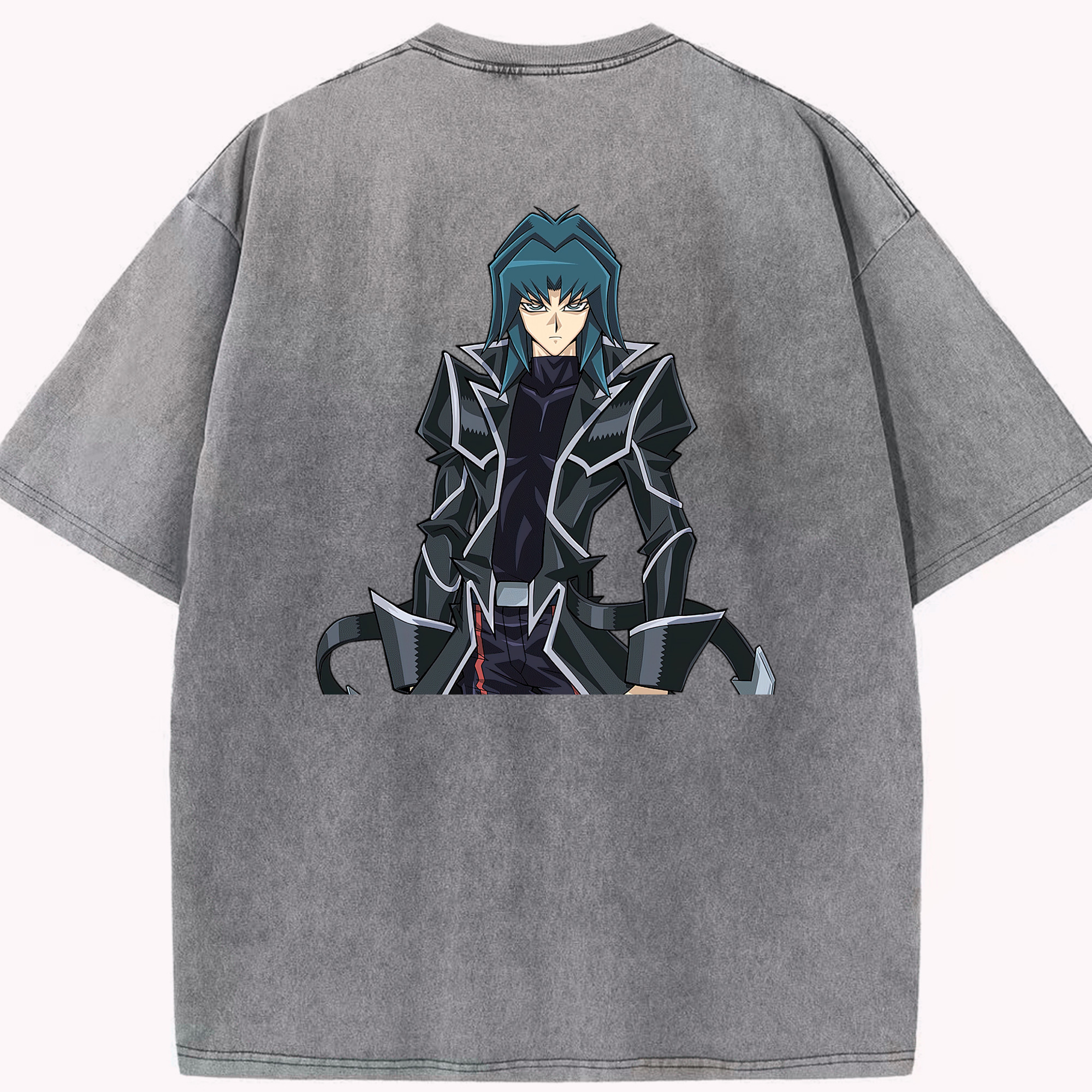（画像用） 遊☆戯☆王 Yu-Gi-Oh! 綿100% ヴィンテージ風 半袖Tシャツ（背面プリント）