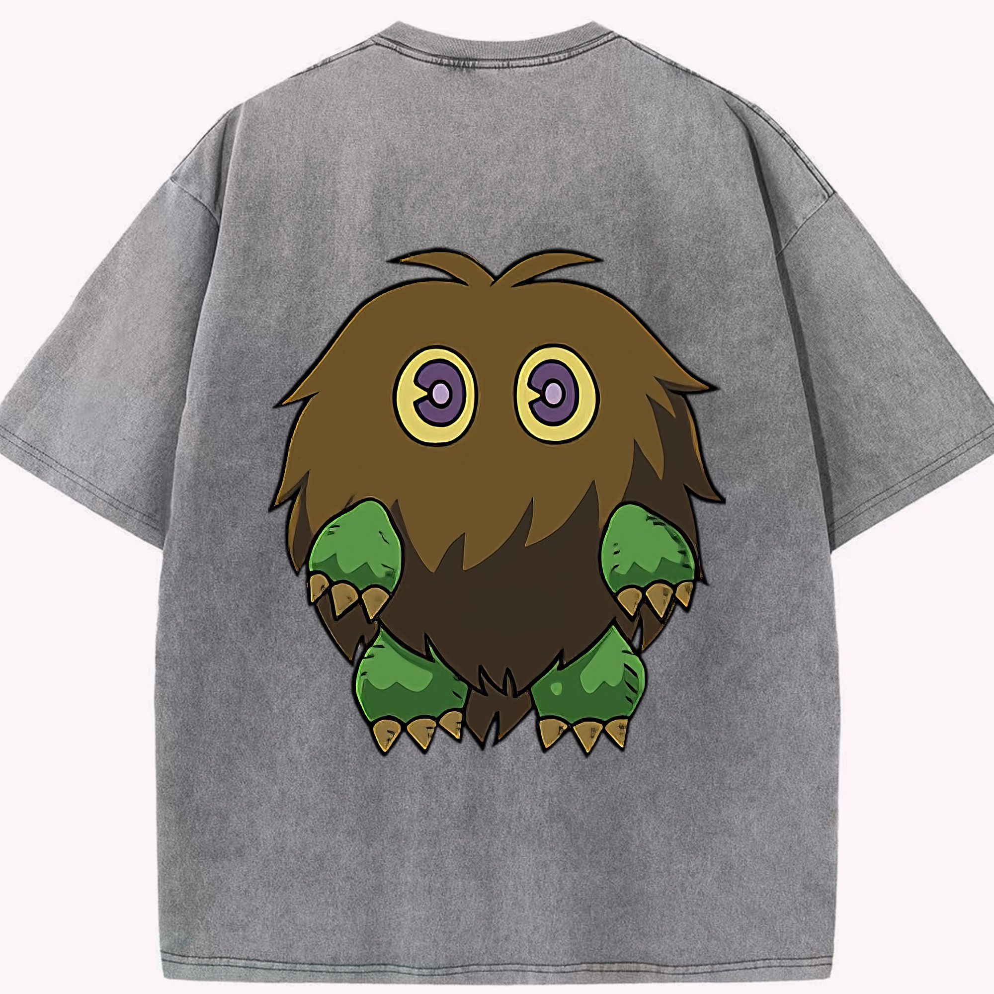 （画像用） 遊☆戯☆王 Yu-Gi-Oh! 綿100% ヴィンテージ風 半袖Tシャツ（背面プリント）
