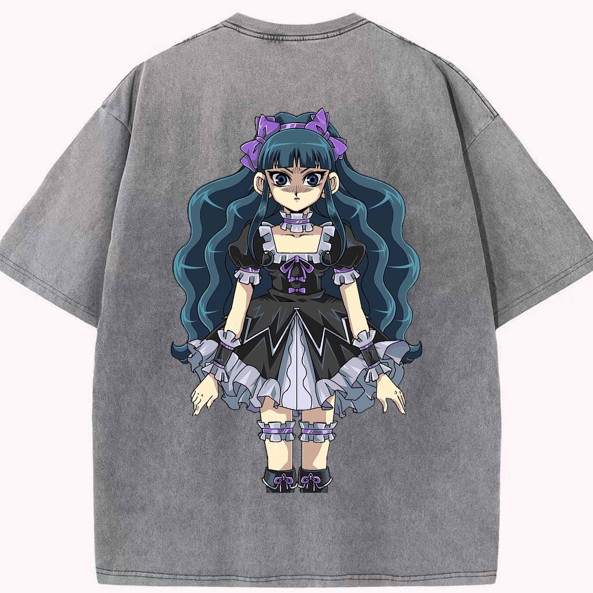 （画像用） 遊☆戯☆王 Yu-Gi-Oh! 綿100% ヴィンテージ風 半袖Tシャツ（背面プリント）