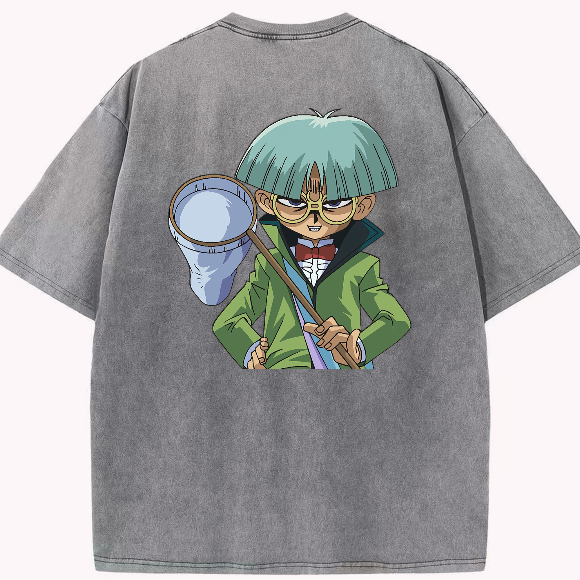 （画像用） 遊☆戯☆王 Yu-Gi-Oh! 綿100% ヴィンテージ風 半袖Tシャツ（背面プリント）