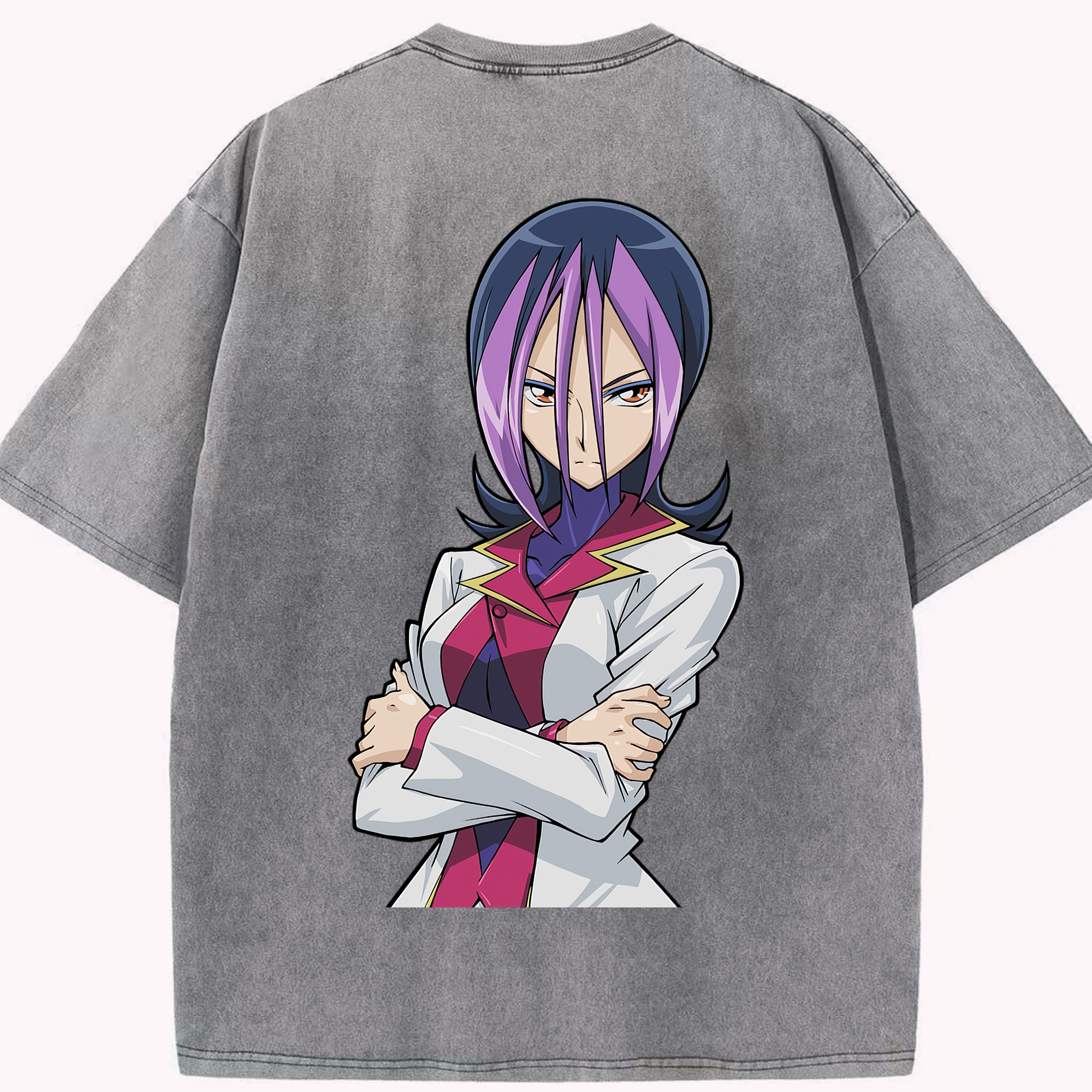 （画像用） 遊☆戯☆王 Yu-Gi-Oh! 綿100% ヴィンテージ風 半袖Tシャツ（背面プリント）