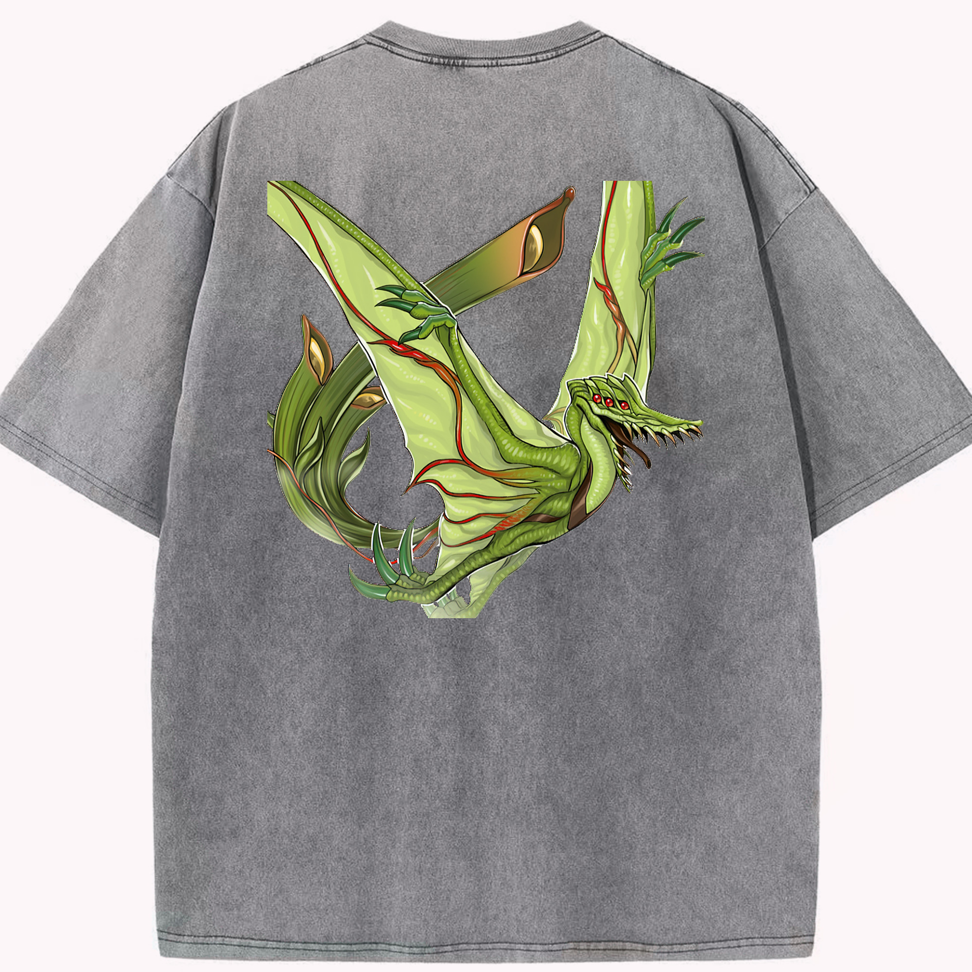 （画像用） 遊☆戯☆王 Yu-Gi-Oh! 綿100% ヴィンテージ風 半袖Tシャツ（背面プリント）