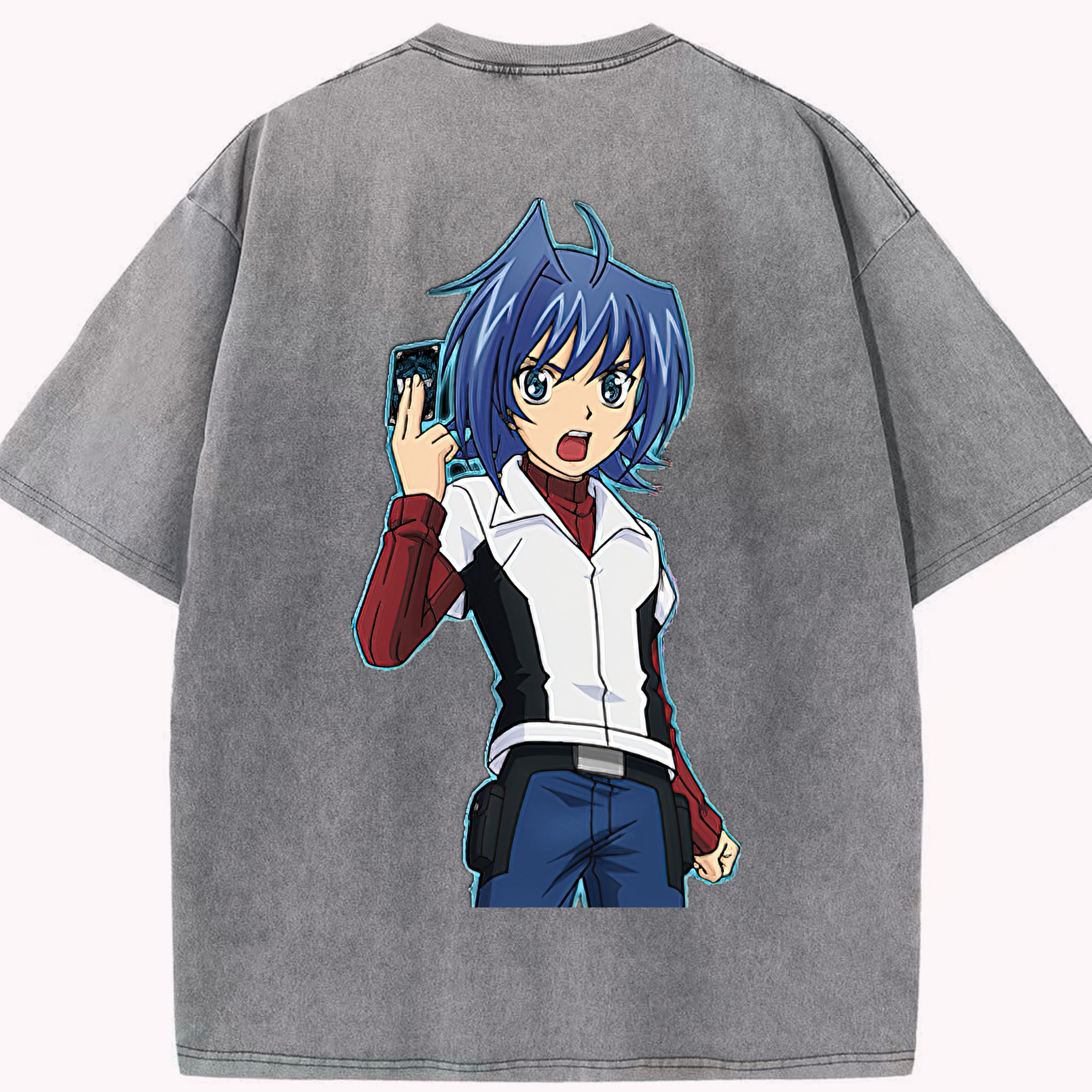 （画像用） 遊☆戯☆王 Yu-Gi-Oh! 綿100% ヴィンテージ風 半袖Tシャツ（背面プリント）