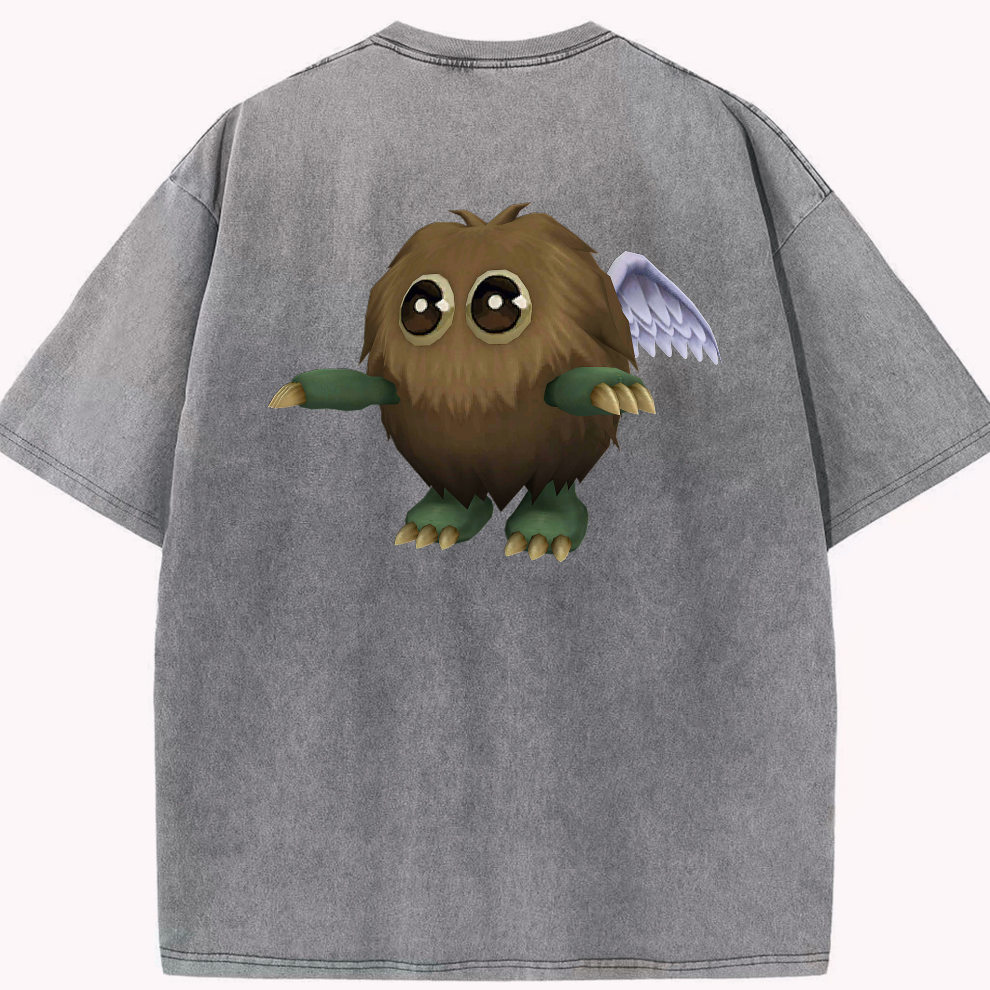 （画像用） 遊☆戯☆王 Yu-Gi-Oh! 綿100% ヴィンテージ風 半袖Tシャツ（背面プリント）