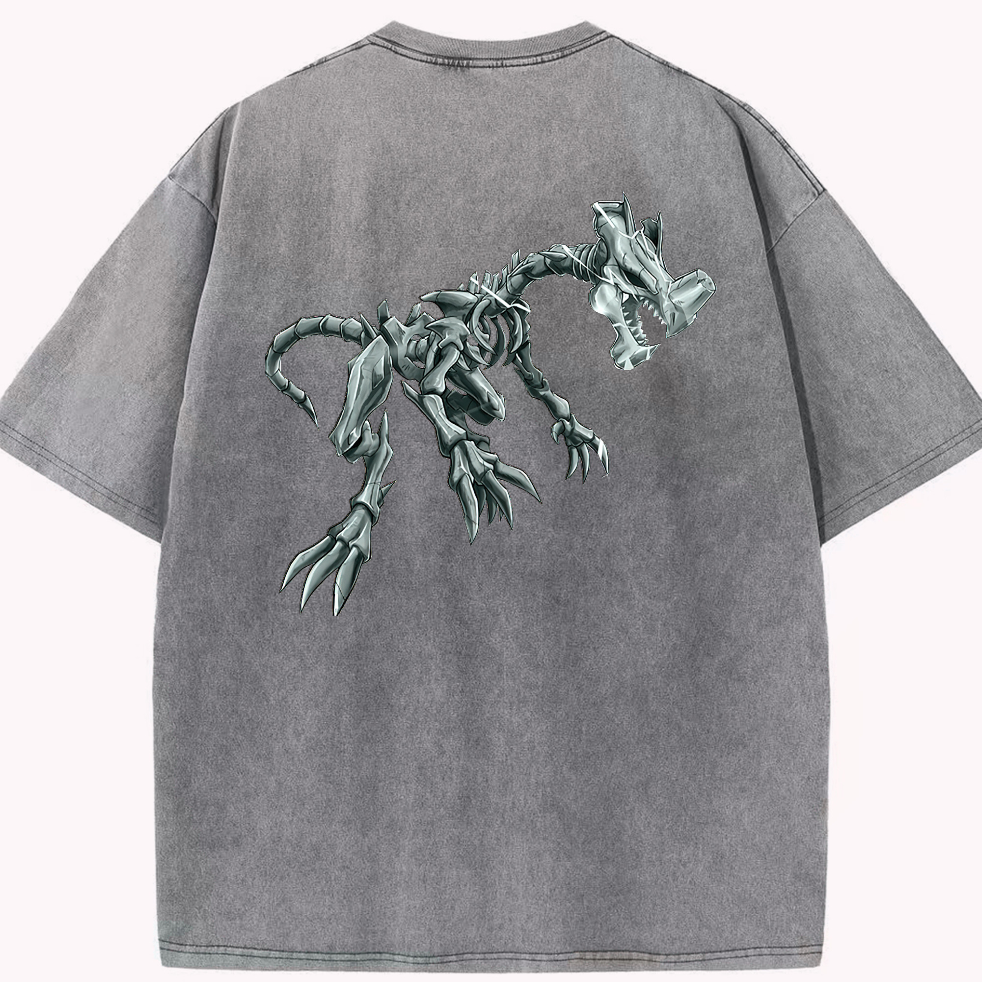（画像用） 遊☆戯☆王 Yu-Gi-Oh! 綿100% ヴィンテージ風 半袖Tシャツ（背面プリント）
