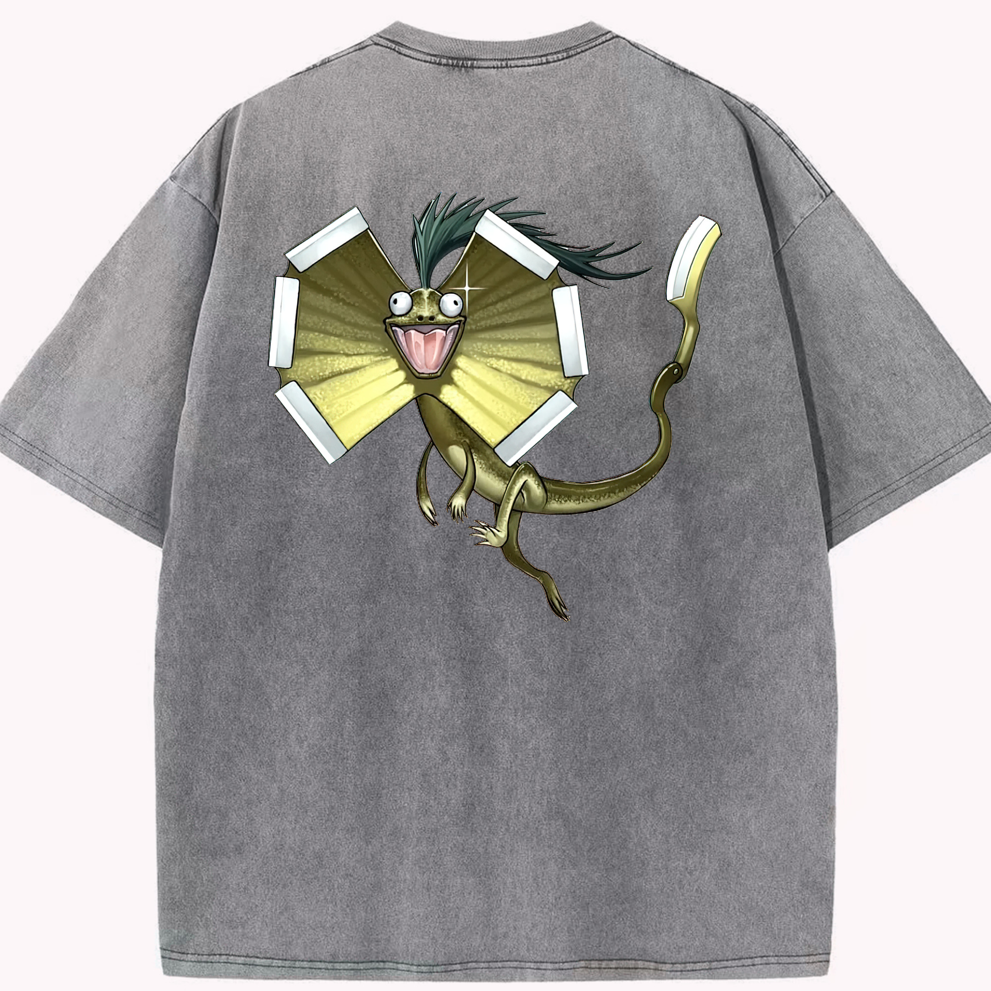（画像用） 遊☆戯☆王 Yu-Gi-Oh! 綿100% ヴィンテージ風 半袖Tシャツ（背面プリント）