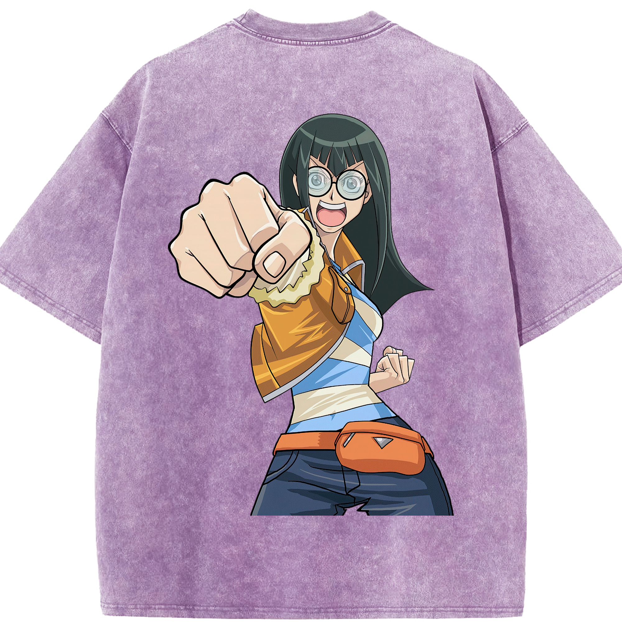 （画像用） 遊☆戯☆王 Yu-Gi-Oh! 綿100% ヴィンテージ風 半袖Tシャツ（背面プリント）
