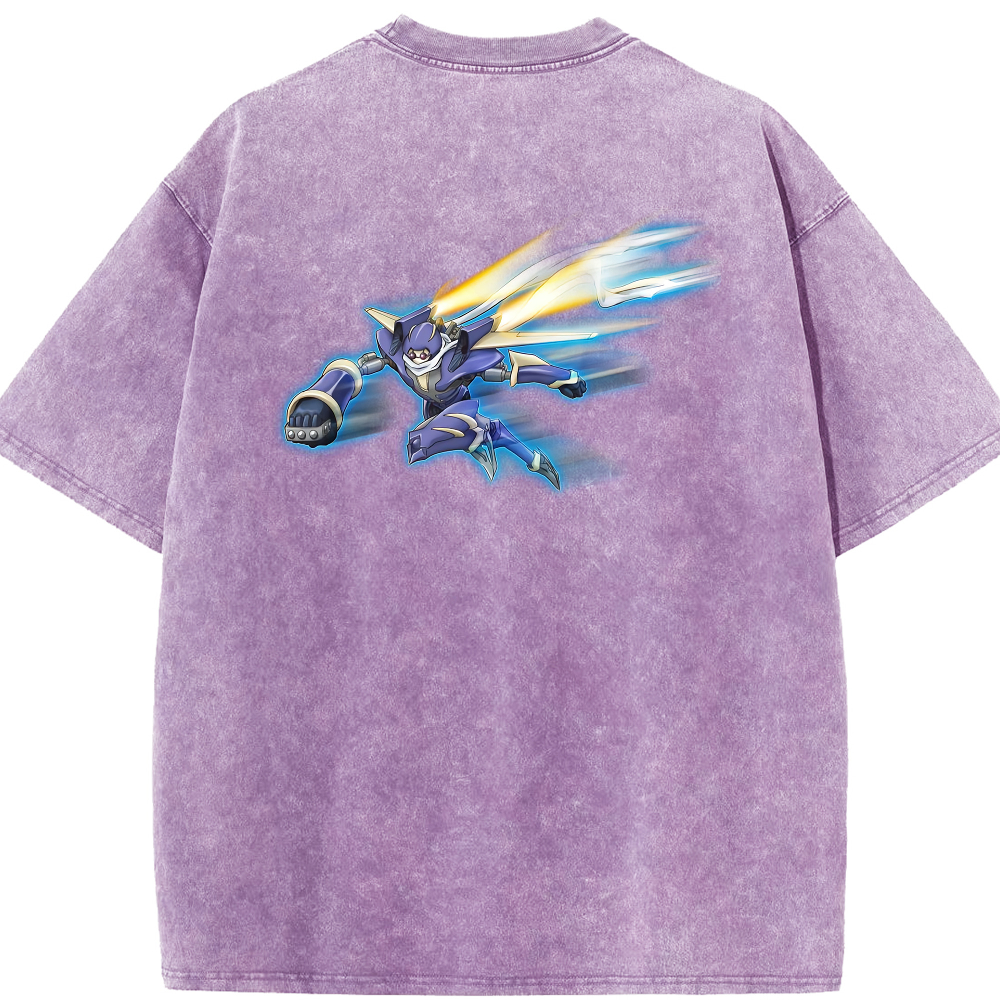 （画像用） 遊☆戯☆王 Yu-Gi-Oh! 綿100% ヴィンテージ風 半袖Tシャツ（背面プリント）