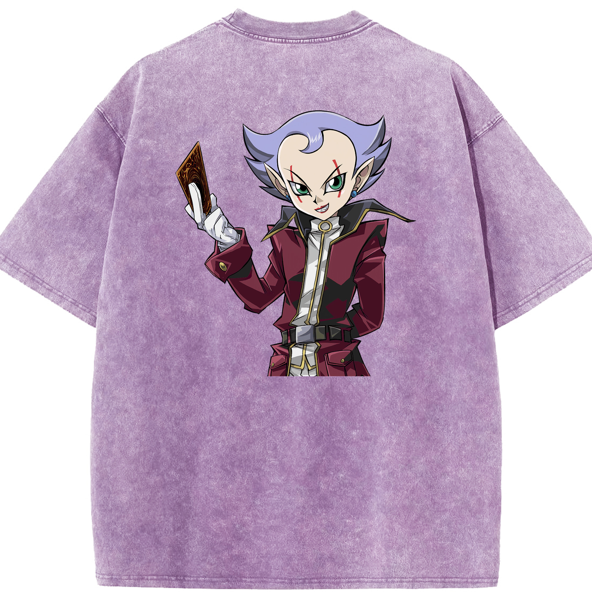 （画像用） 遊☆戯☆王 Yu-Gi-Oh! 綿100% ヴィンテージ風 半袖Tシャツ（背面プリント）