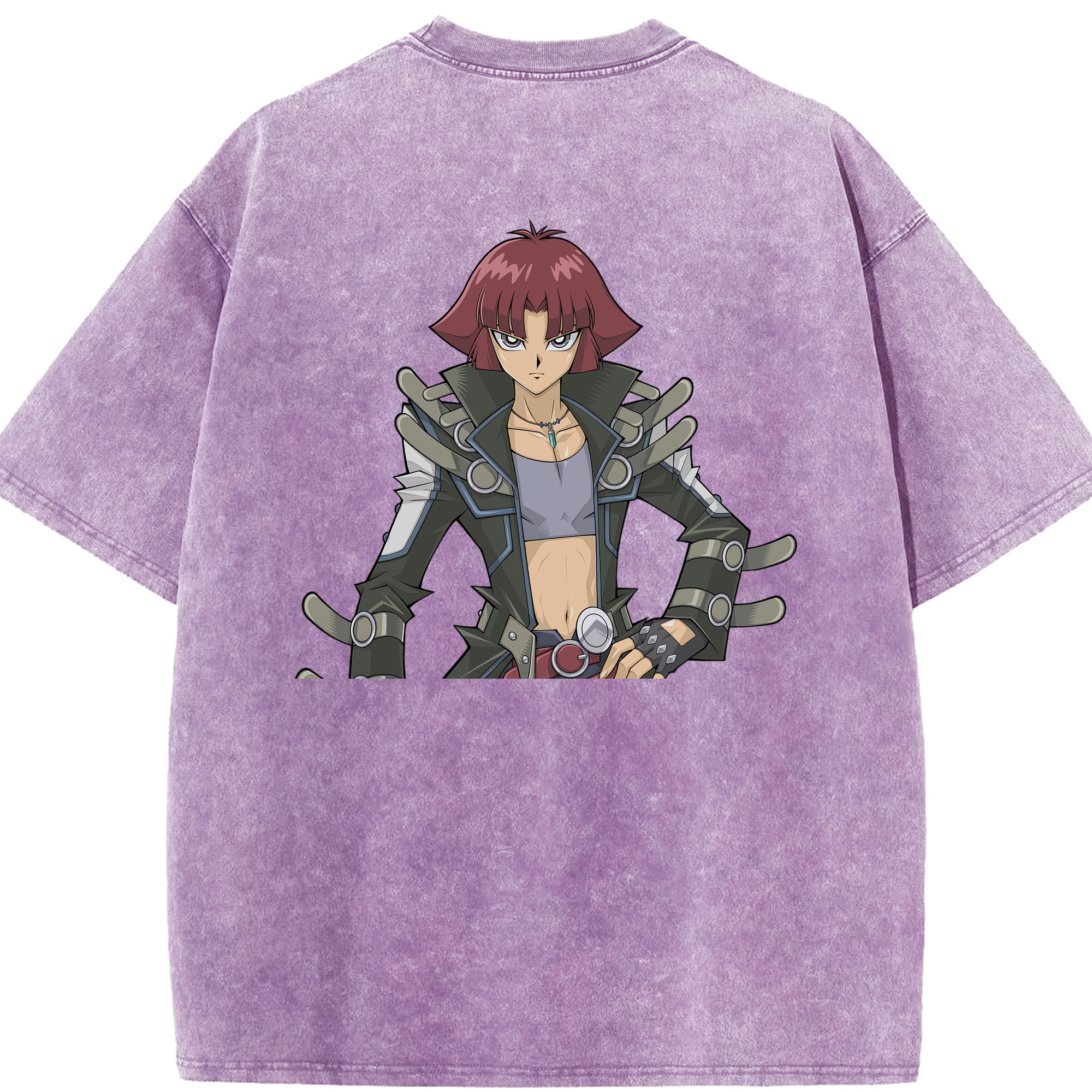 （画像用） 遊☆戯☆王 Yu-Gi-Oh! 綿100% ヴィンテージ風 半袖Tシャツ（背面プリント）