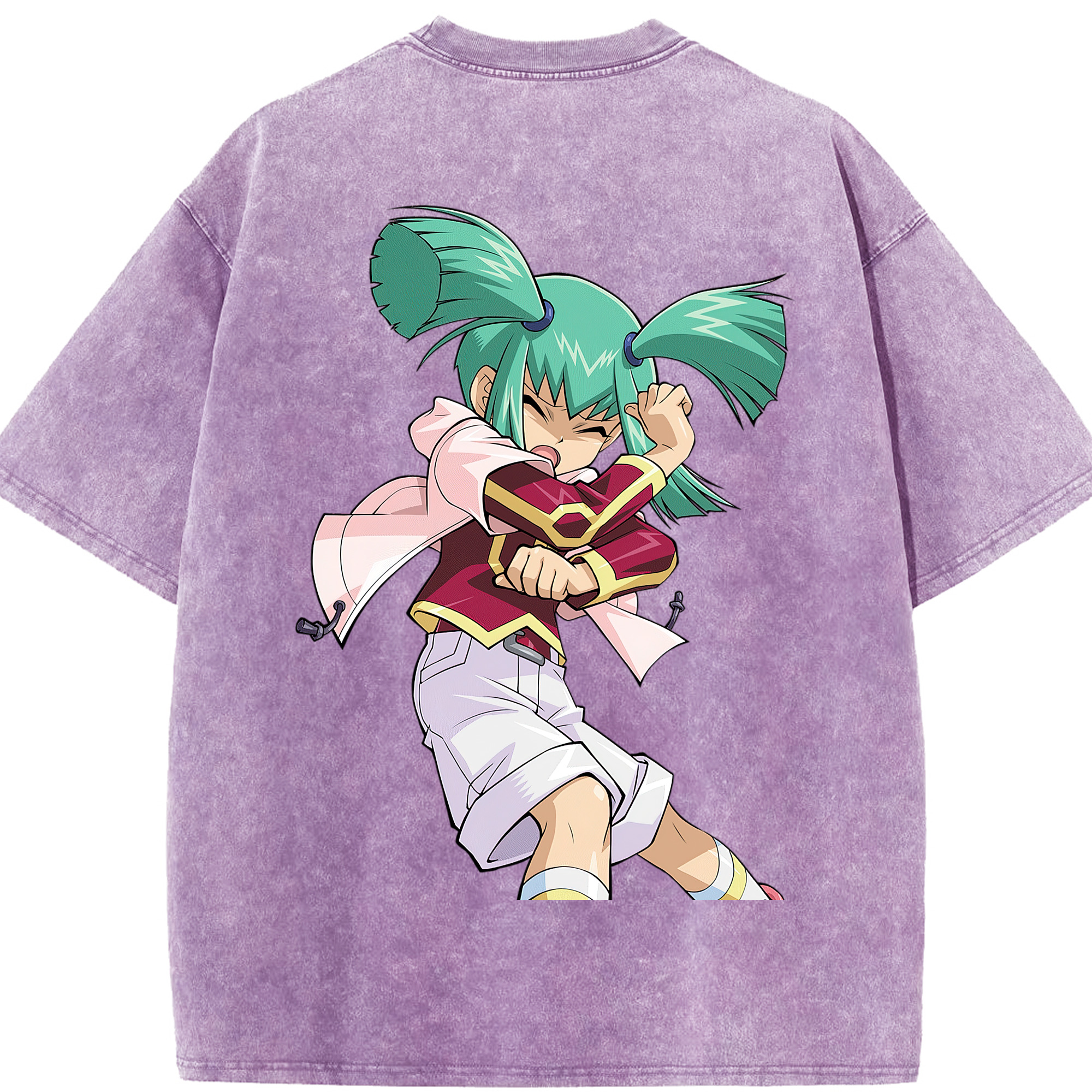 （画像用） 遊☆戯☆王 Yu-Gi-Oh! 綿100% ヴィンテージ風 半袖Tシャツ（背面プリント）