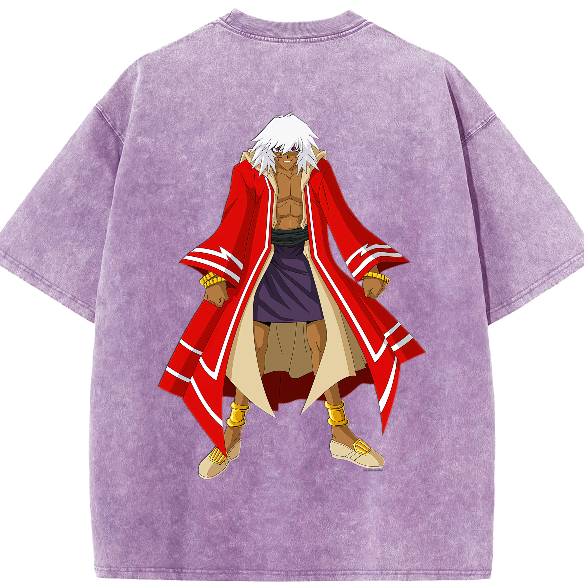 （画像用） 遊☆戯☆王 Yu-Gi-Oh! 綿100% ヴィンテージ風 半袖Tシャツ（背面プリント）