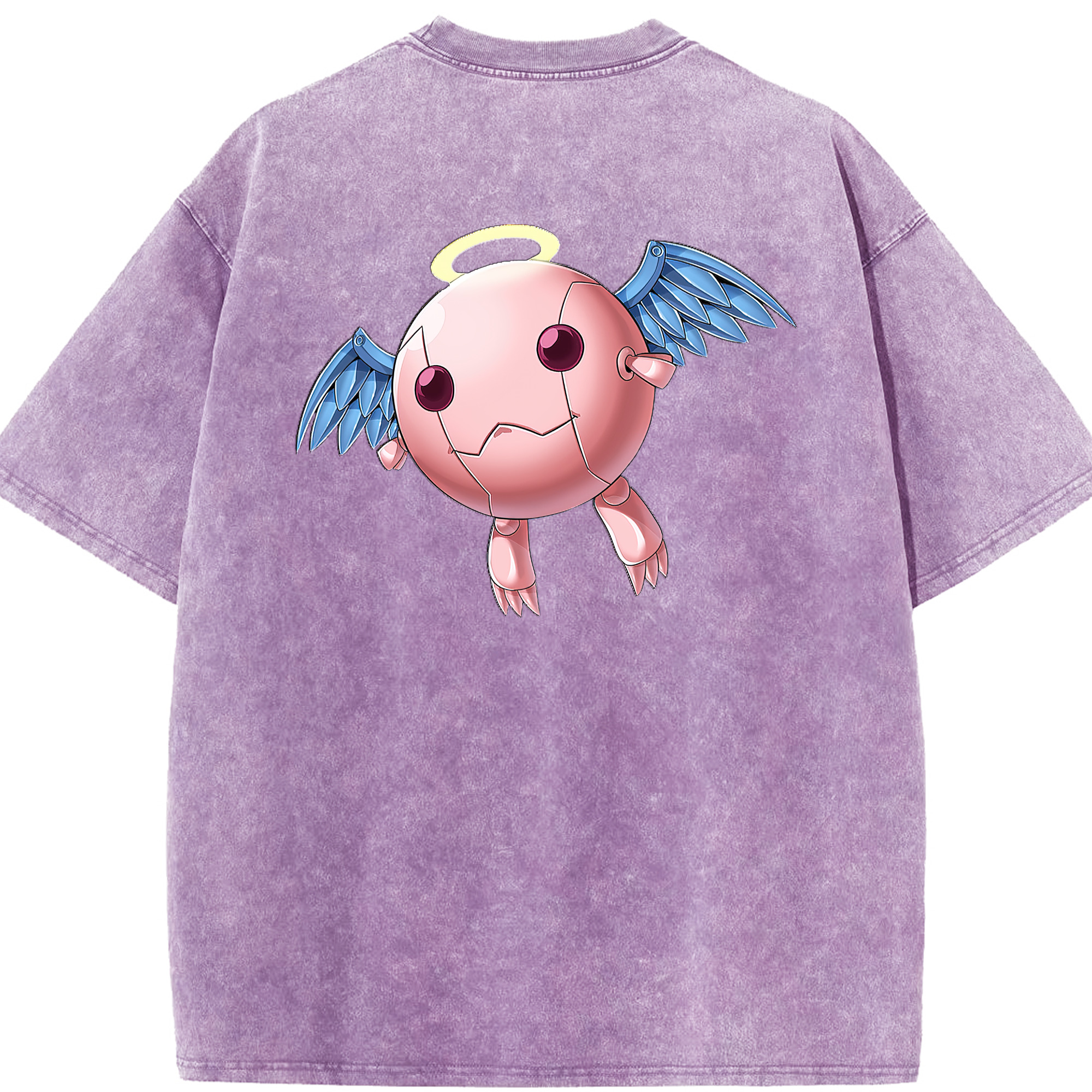 （画像用） 遊☆戯☆王 Yu-Gi-Oh! 綿100% ヴィンテージ風 半袖Tシャツ（背面プリント）