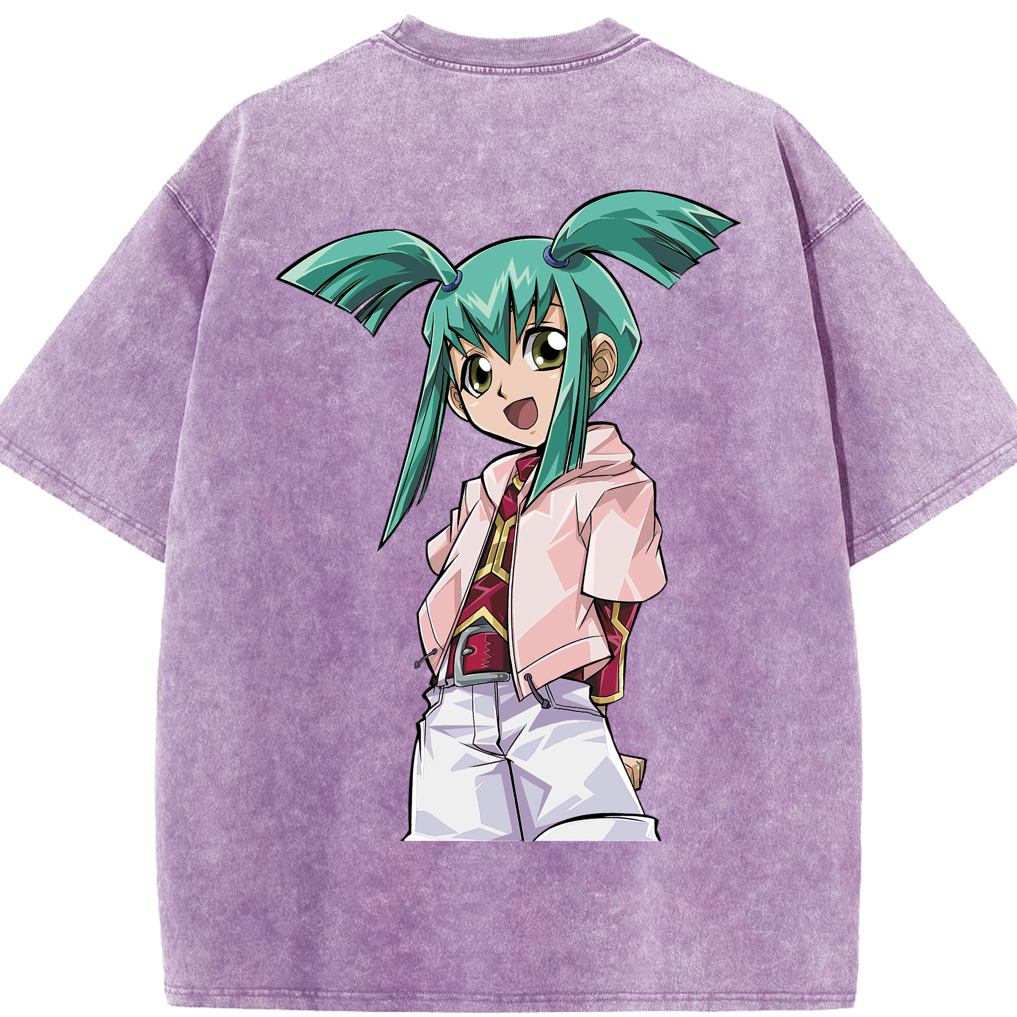（画像用） 遊☆戯☆王 Yu-Gi-Oh! 綿100% ヴィンテージ風 半袖Tシャツ（背面プリント）