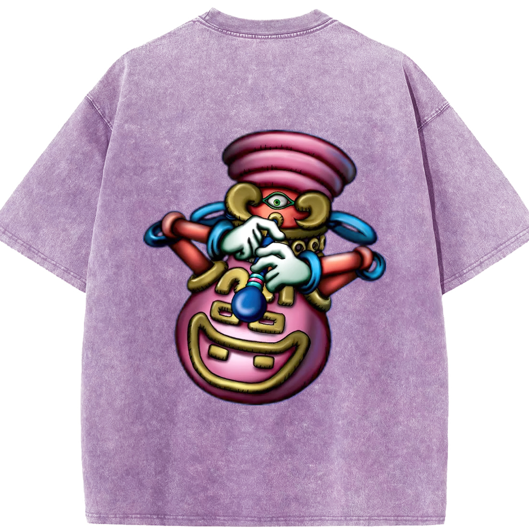（画像用） 遊☆戯☆王 Yu-Gi-Oh! 綿100% ヴィンテージ風 半袖Tシャツ（背面プリント）