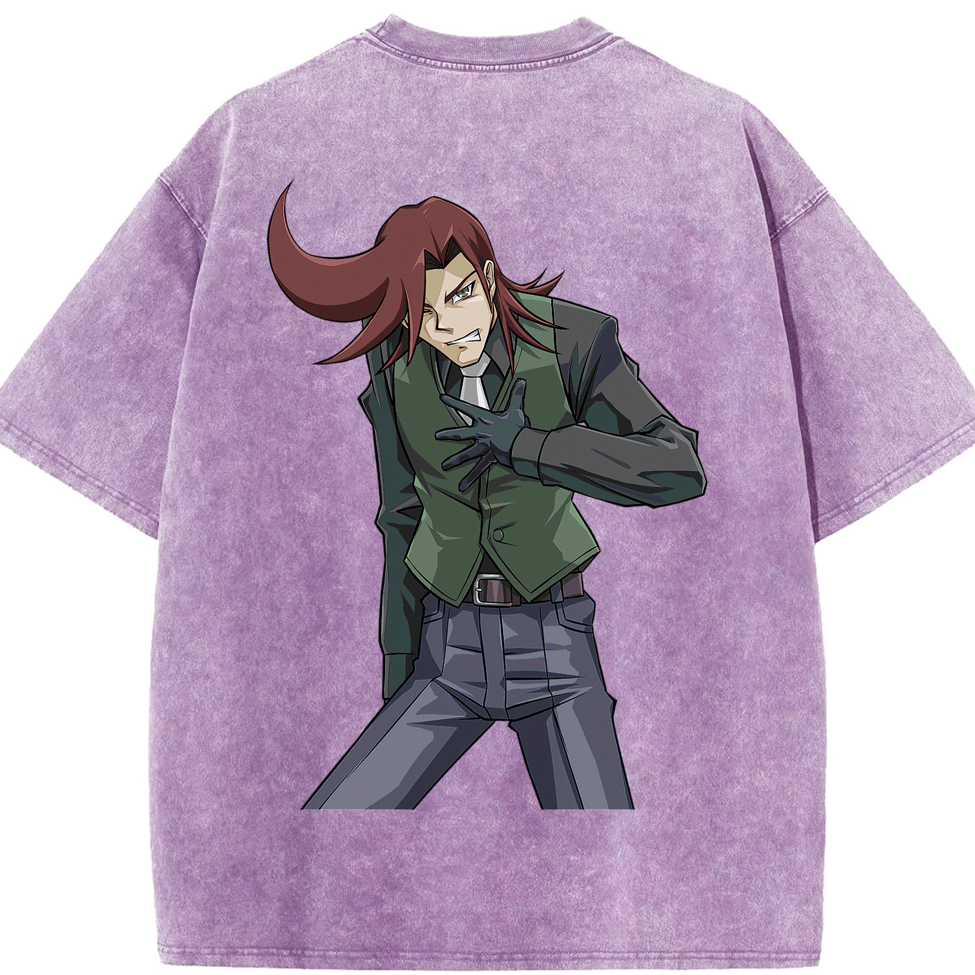 （画像用） 遊☆戯☆王 Yu-Gi-Oh! 綿100% ヴィンテージ風 半袖Tシャツ（背面プリント）