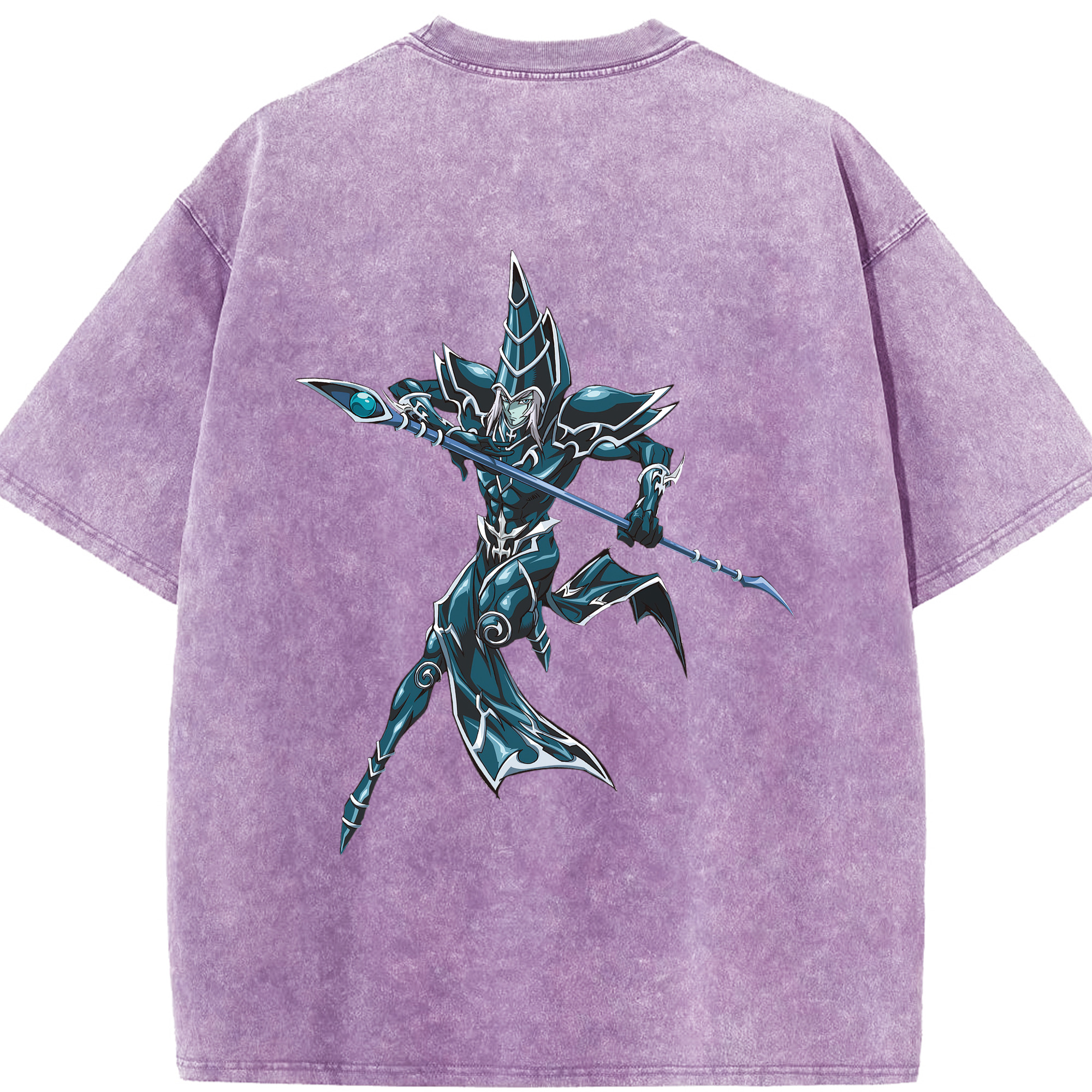 （画像用） 遊☆戯☆王 Yu-Gi-Oh! 綿100% ヴィンテージ風 半袖Tシャツ（背面プリント）