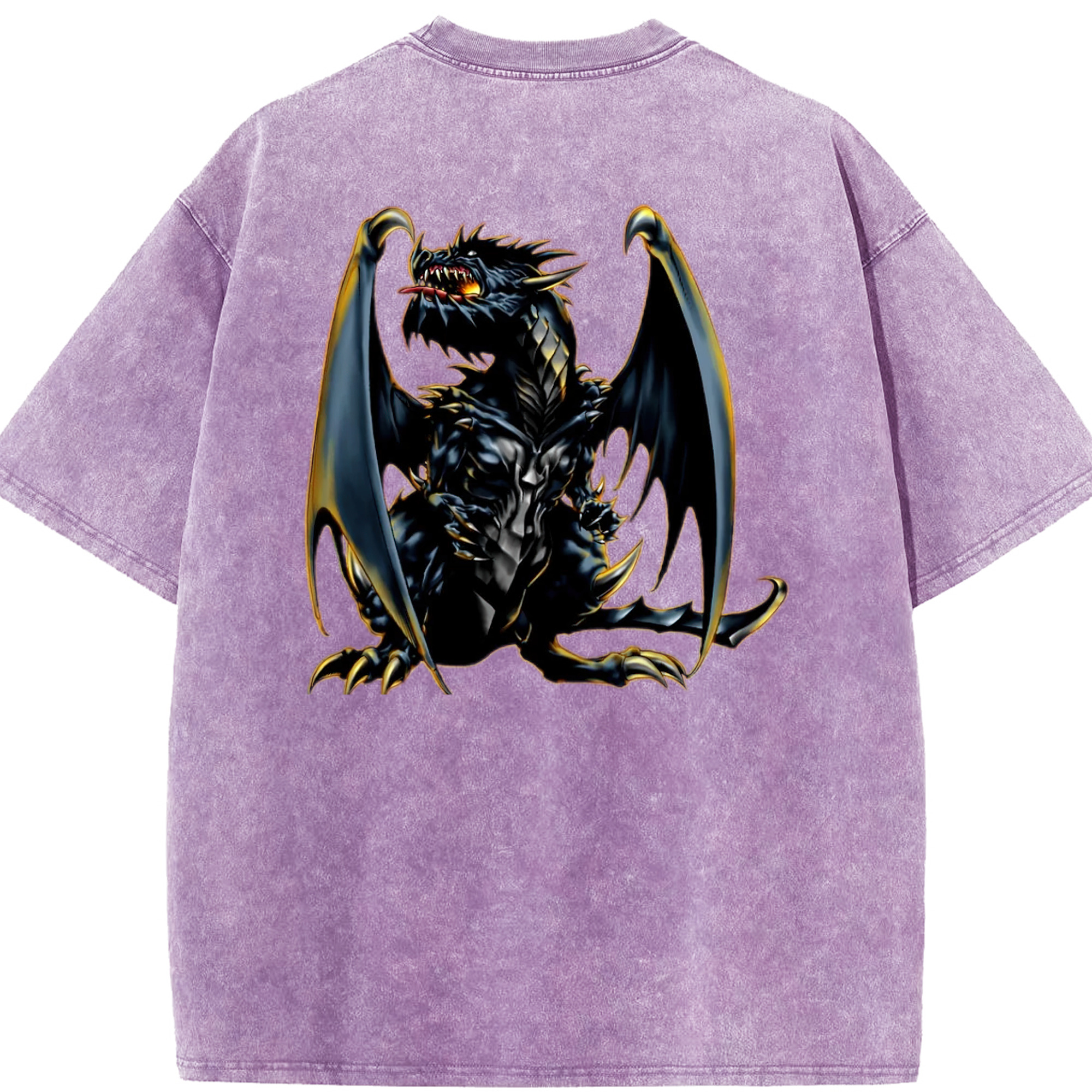 （画像用） 遊☆戯☆王 Yu-Gi-Oh! 綿100% ヴィンテージ風 半袖Tシャツ（背面プリント）