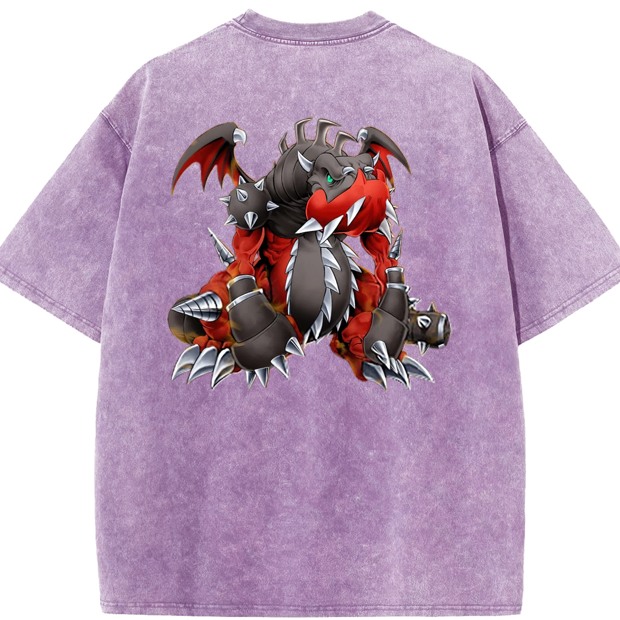 （画像用） 遊☆戯☆王 Yu-Gi-Oh! 綿100% ヴィンテージ風 半袖Tシャツ（背面プリント）