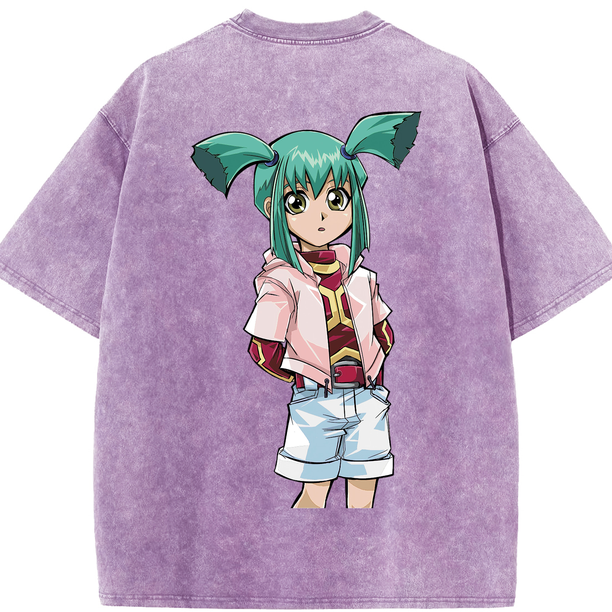 （画像用） 遊☆戯☆王 Yu-Gi-Oh! 綿100% ヴィンテージ風 半袖Tシャツ（背面プリント）