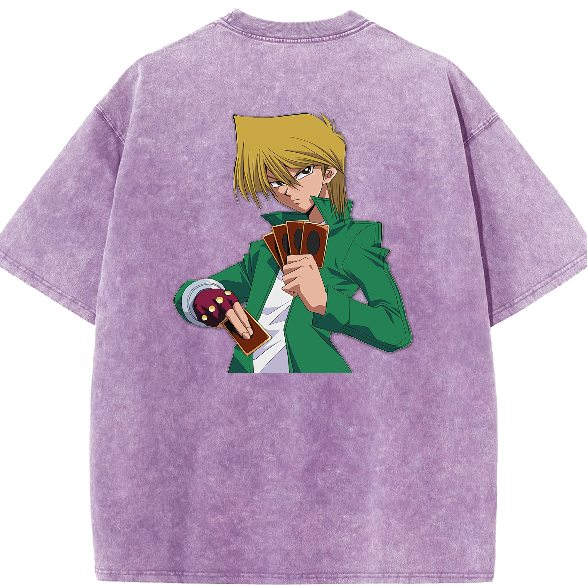 （画像用） 遊☆戯☆王 Yu-Gi-Oh! 綿100% ヴィンテージ風 半袖Tシャツ（背面プリント）