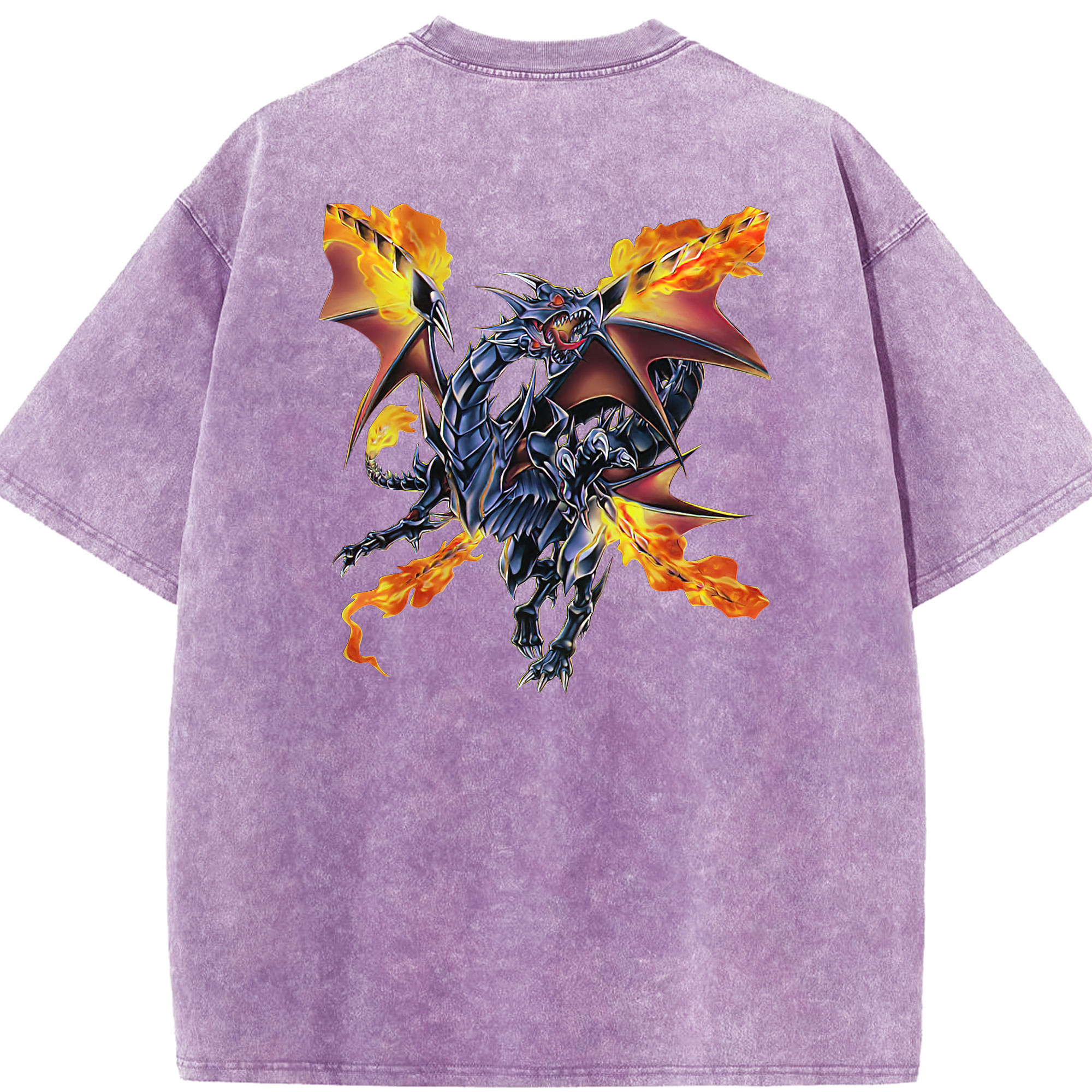 （画像用） 遊☆戯☆王 Yu-Gi-Oh! 綿100% ヴィンテージ風 半袖Tシャツ（背面プリント）