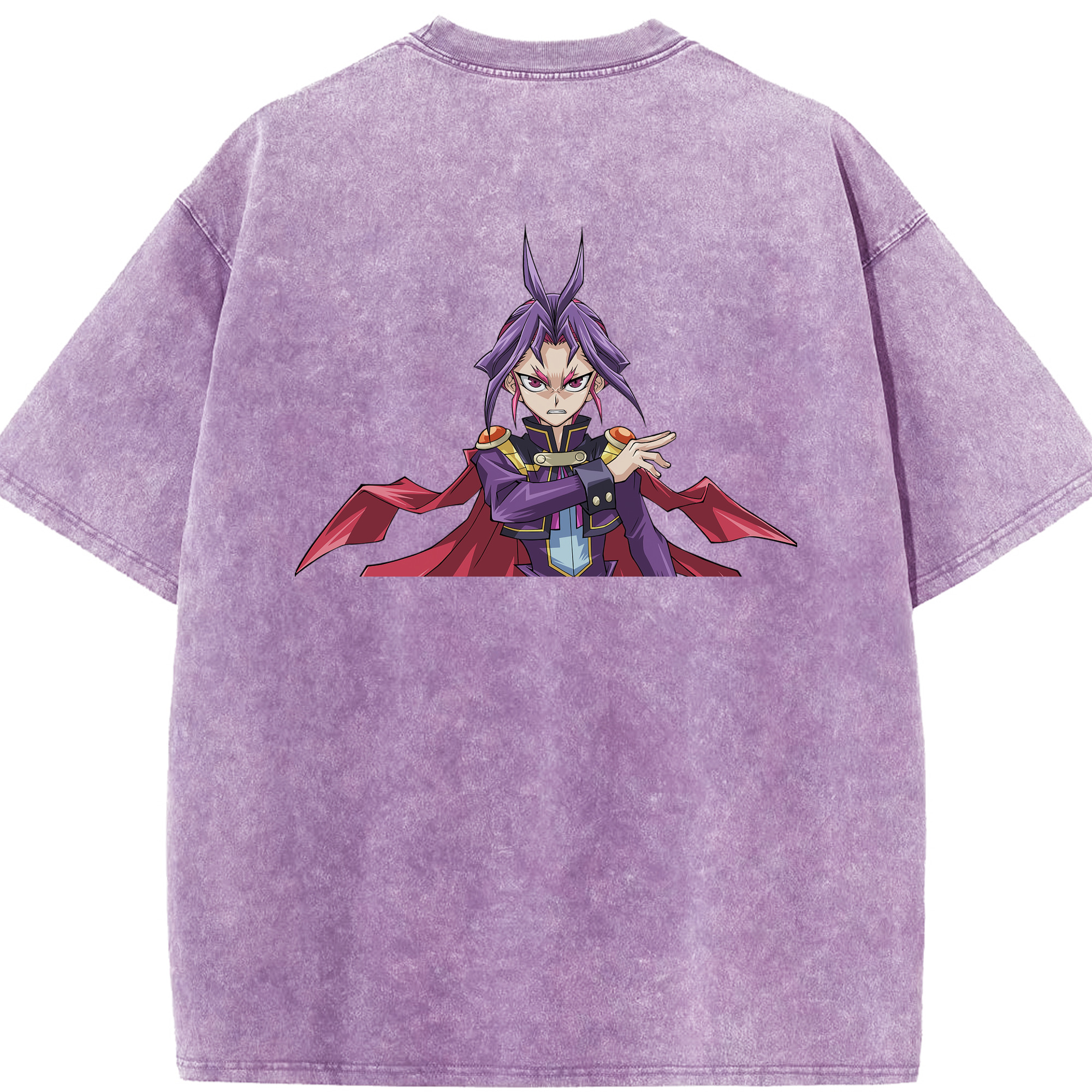 （画像用） 遊☆戯☆王 Yu-Gi-Oh! 綿100% ヴィンテージ風 半袖Tシャツ（背面プリント）