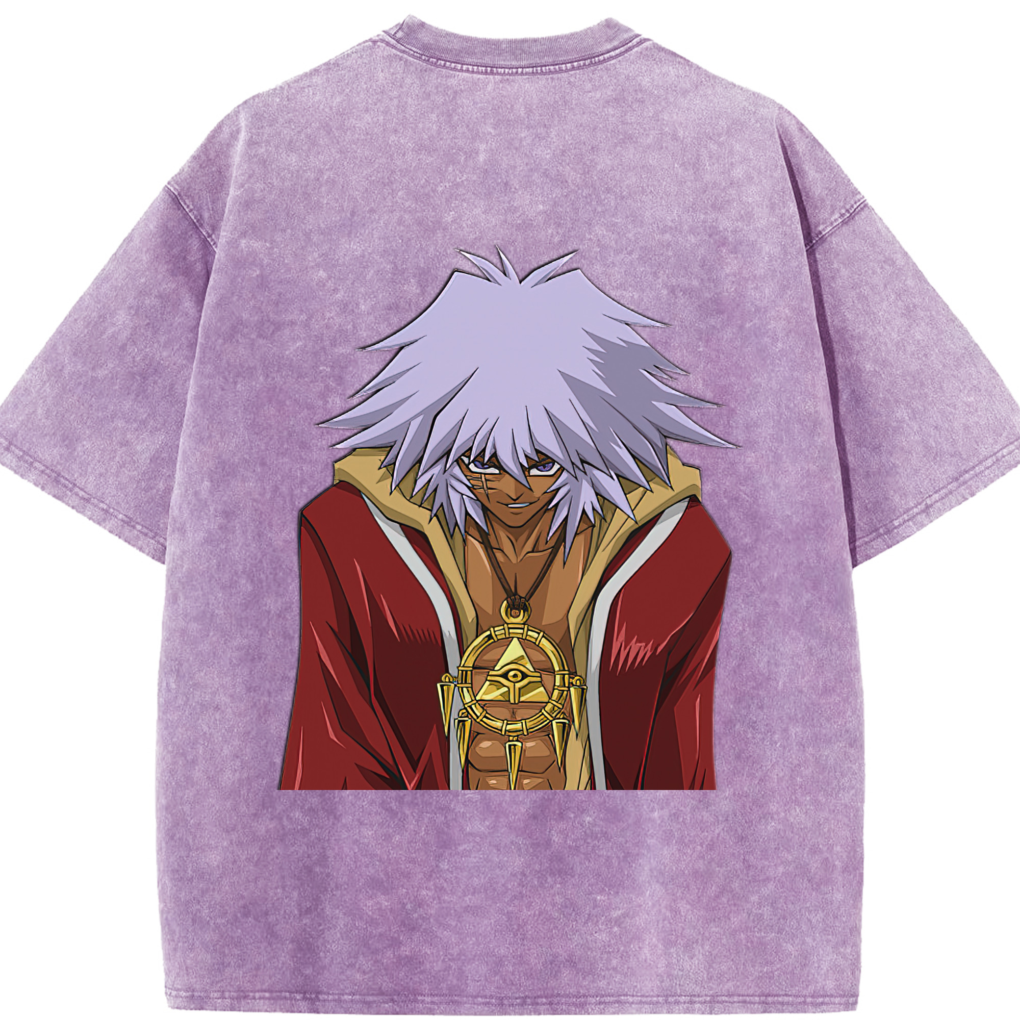 （画像用） 遊☆戯☆王 Yu-Gi-Oh! 綿100% ヴィンテージ風 半袖Tシャツ（背面プリント）