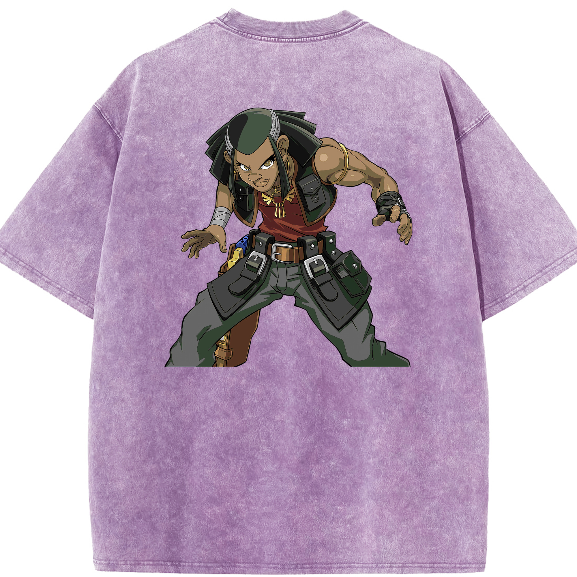 （画像用） 遊☆戯☆王 Yu-Gi-Oh! 綿100% ヴィンテージ風 半袖Tシャツ（背面プリント）
