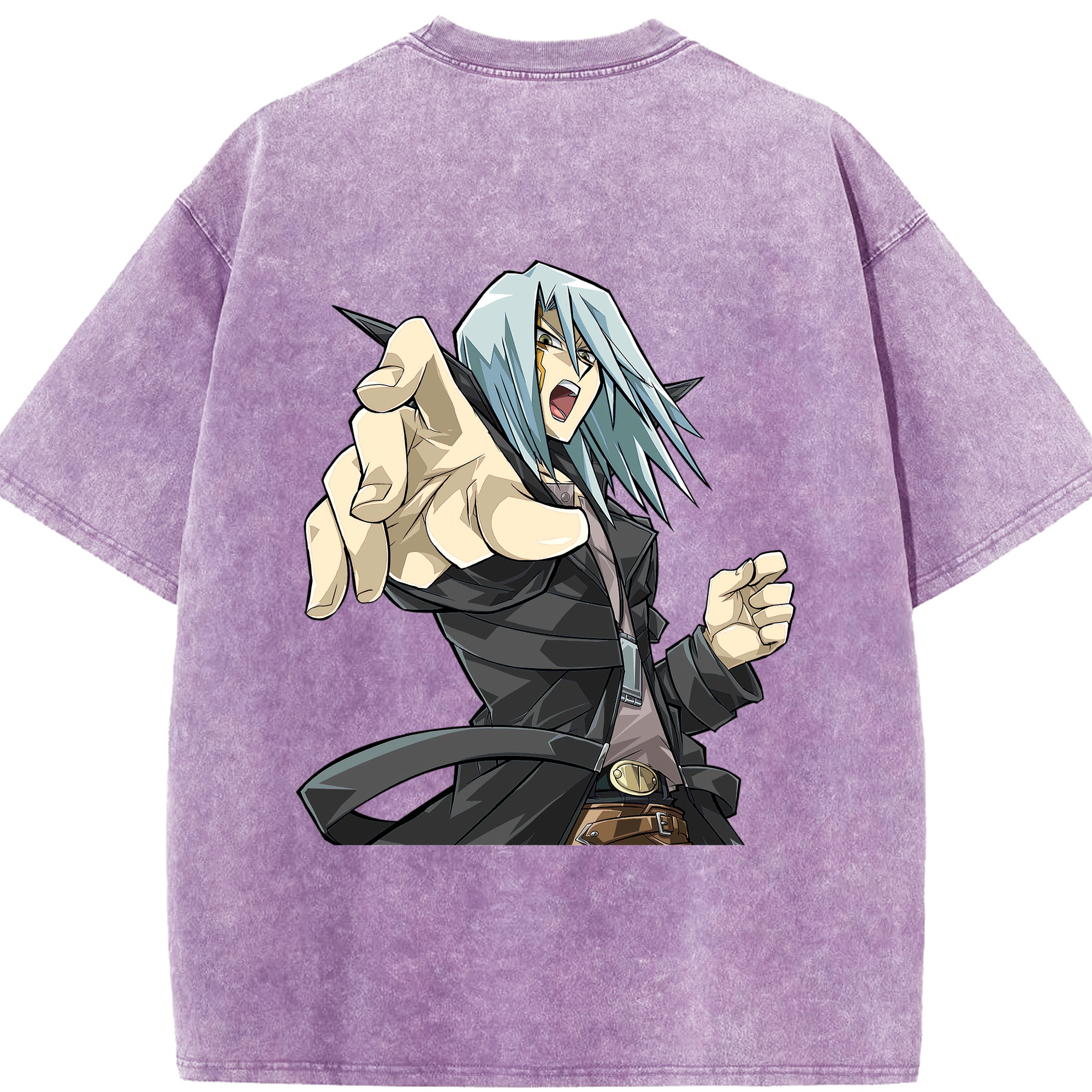 （画像用） 遊☆戯☆王 Yu-Gi-Oh! 綿100% ヴィンテージ風 半袖Tシャツ（背面プリント）