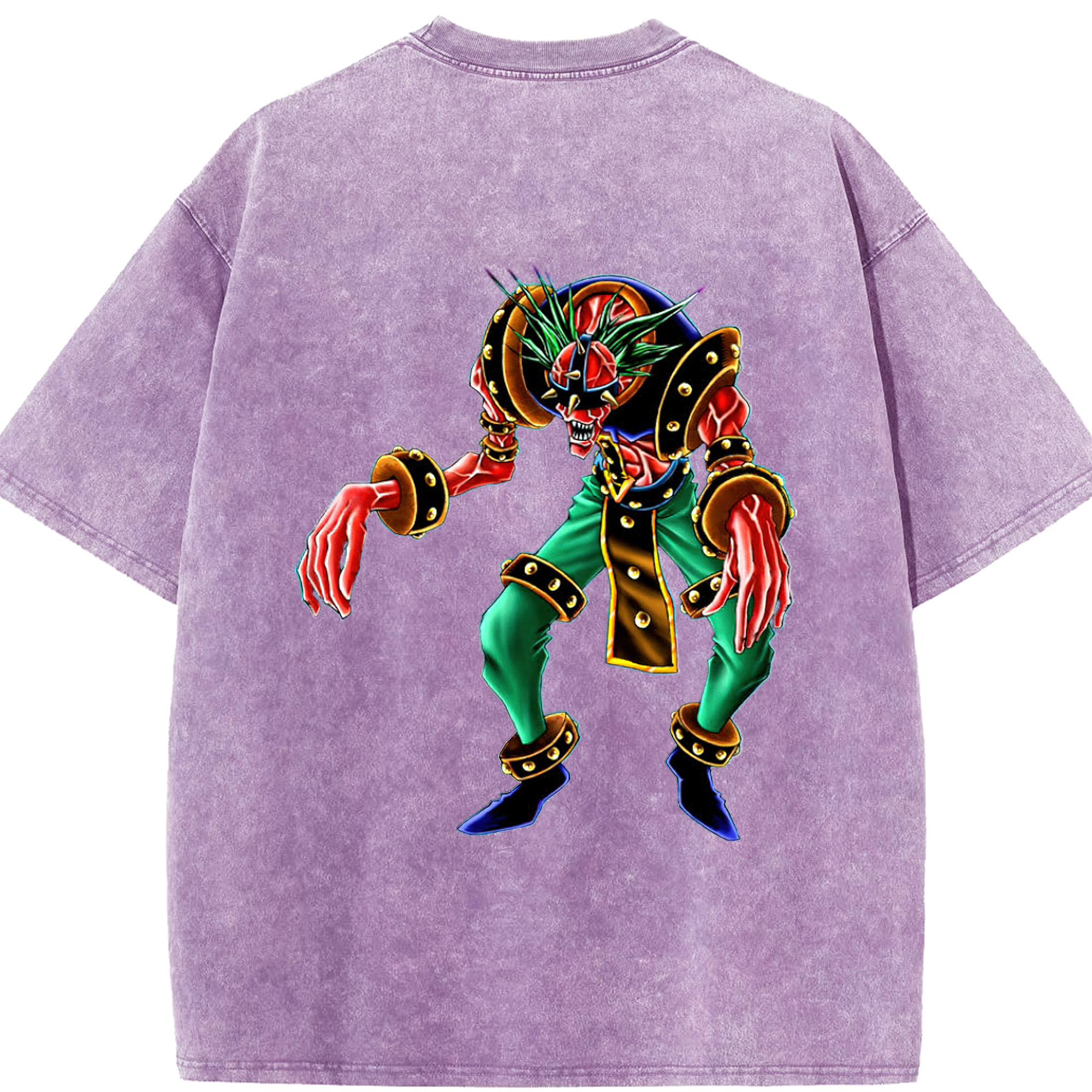 （画像用） 遊☆戯☆王 Yu-Gi-Oh! 綿100% ヴィンテージ風 半袖Tシャツ（背面プリント）