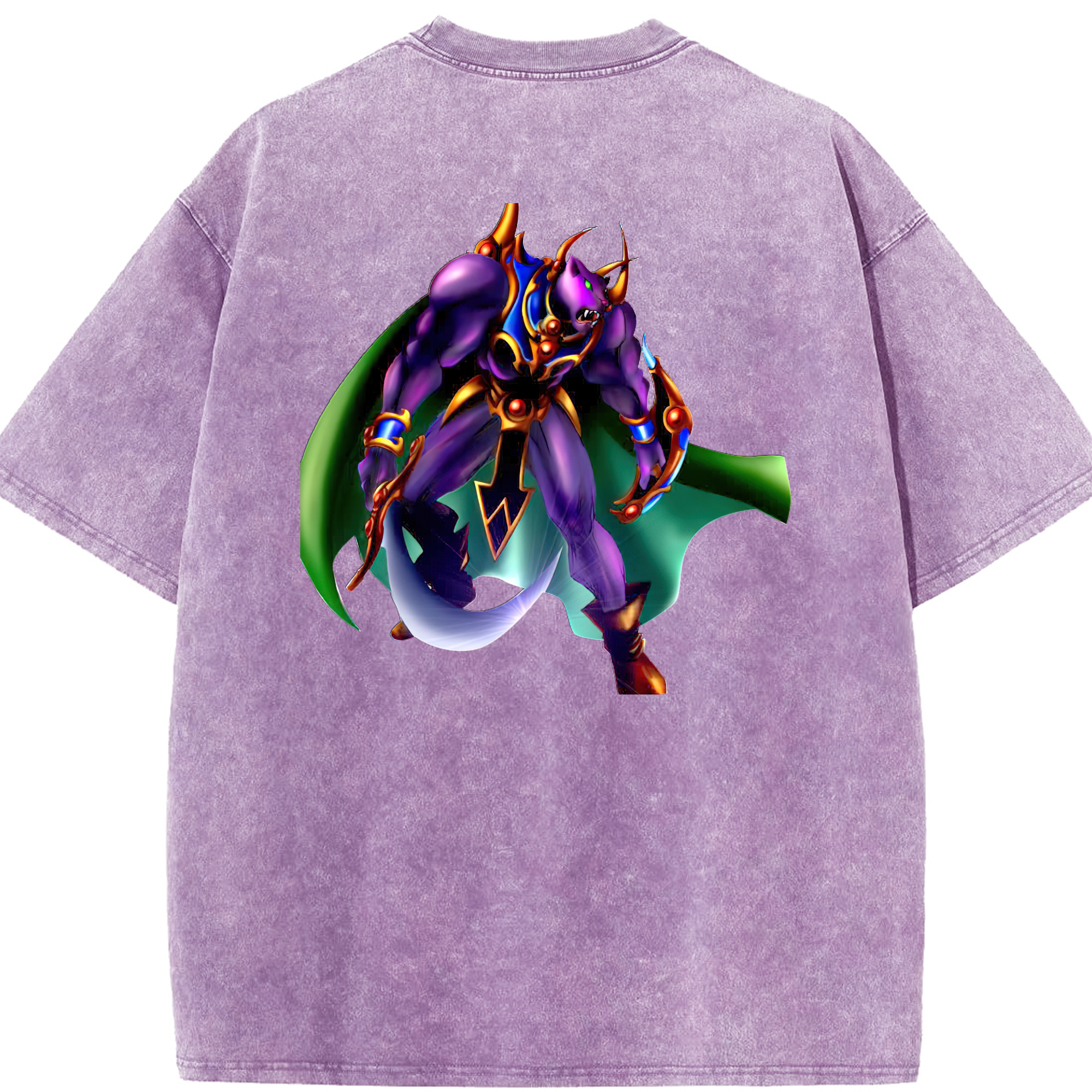 （画像用） 遊☆戯☆王 Yu-Gi-Oh! 綿100% ヴィンテージ風 半袖Tシャツ（背面プリント）