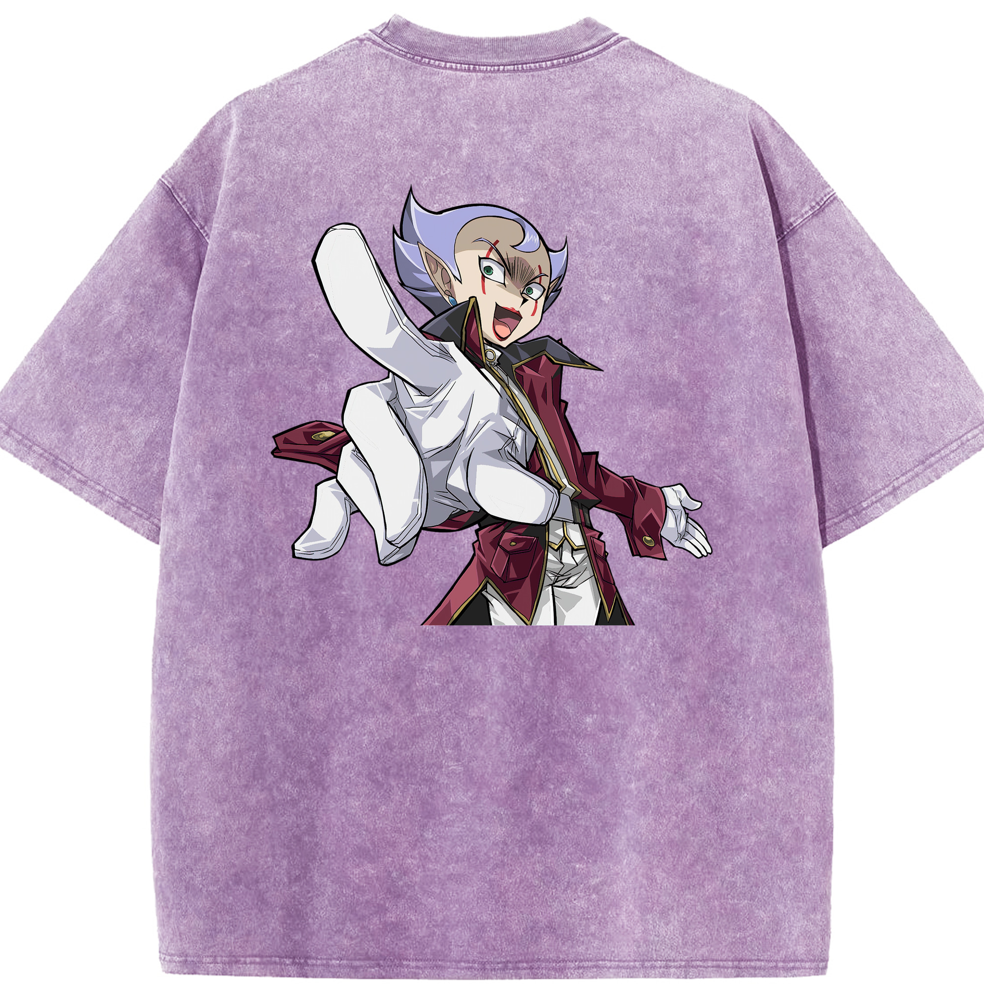 （画像用） 遊☆戯☆王 Yu-Gi-Oh! 綿100% ヴィンテージ風 半袖Tシャツ（背面プリント）