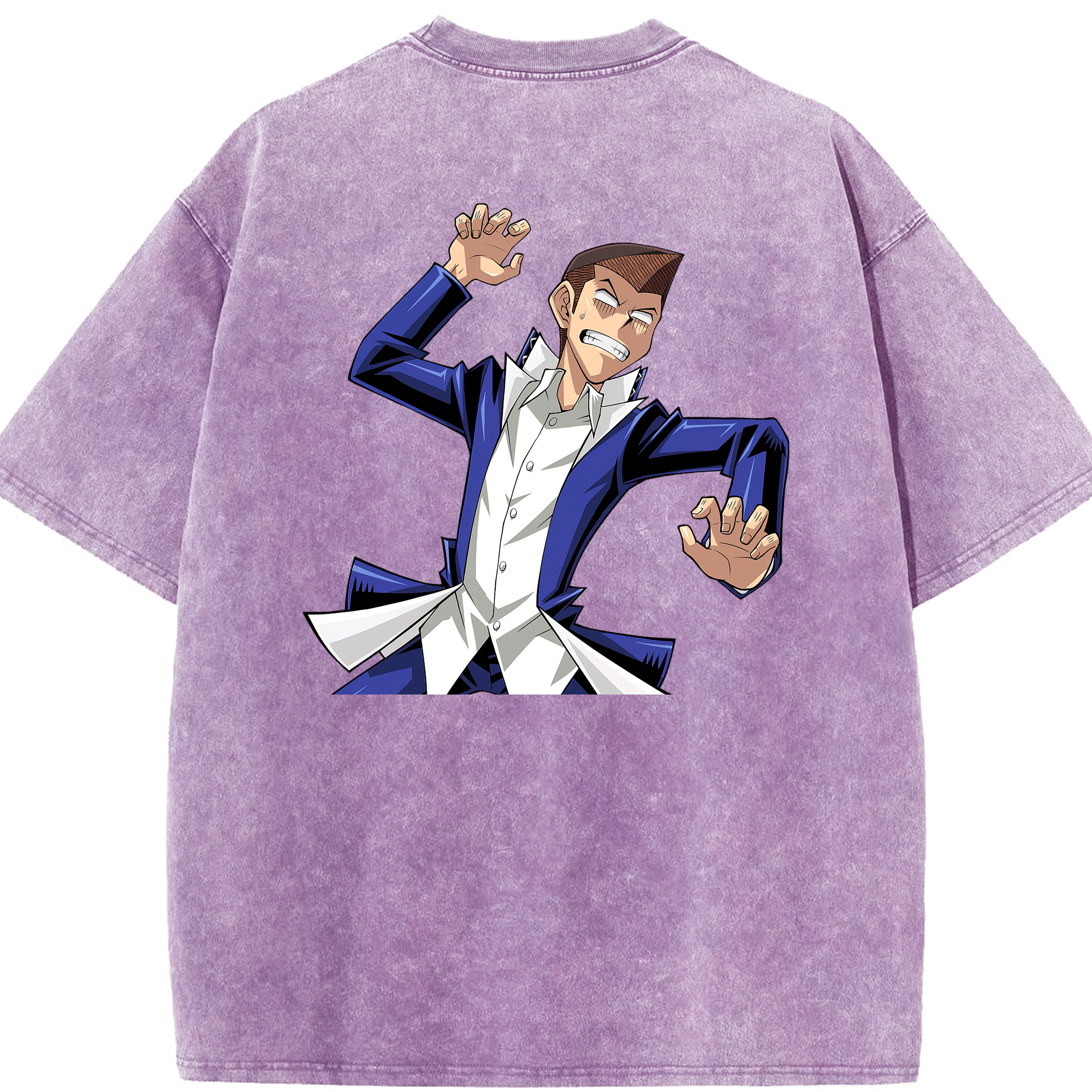 （画像用） 遊☆戯☆王 Yu-Gi-Oh! 綿100% ヴィンテージ風 半袖Tシャツ（背面プリント）