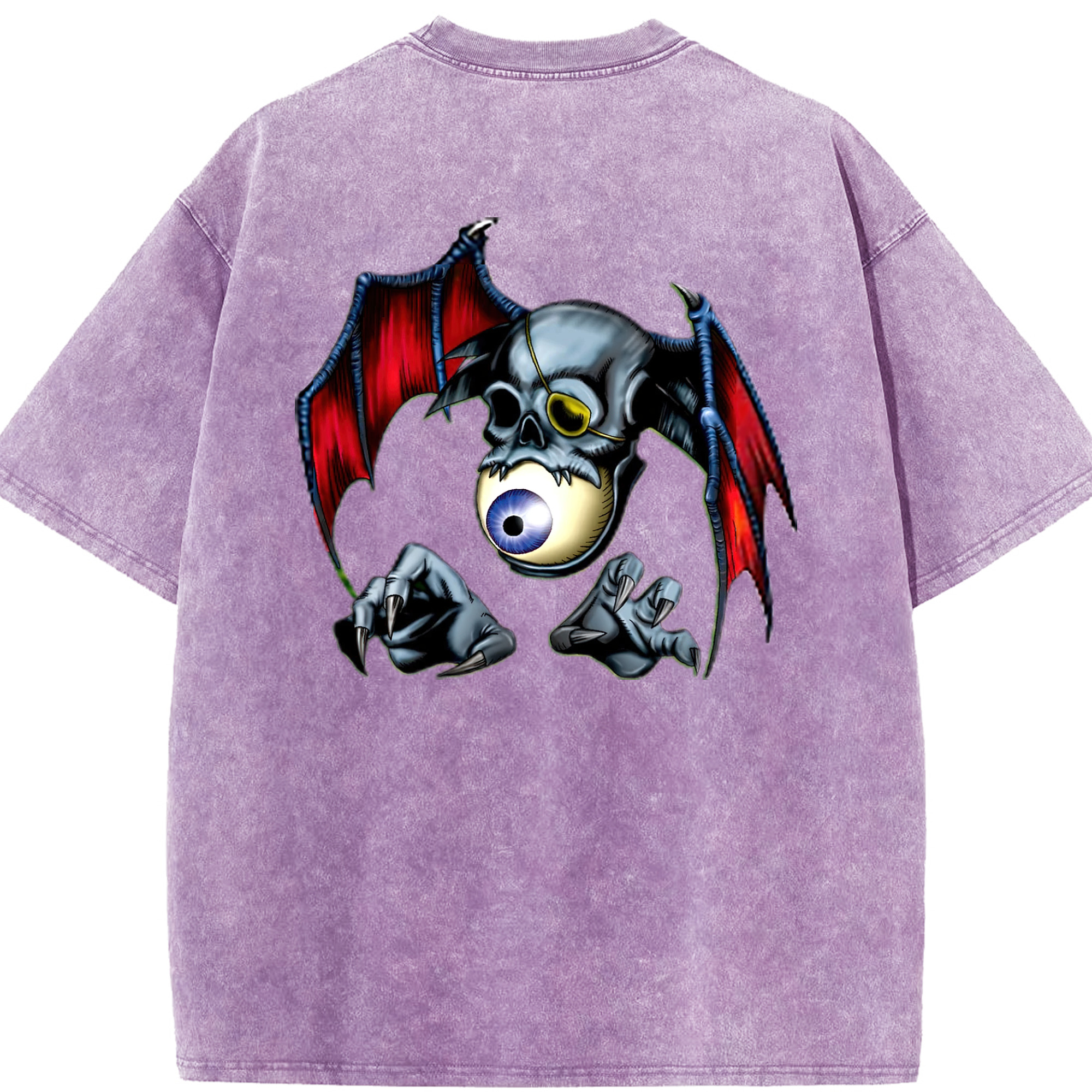 （画像用） 遊☆戯☆王 Yu-Gi-Oh! 綿100% ヴィンテージ風 半袖Tシャツ（背面プリント）