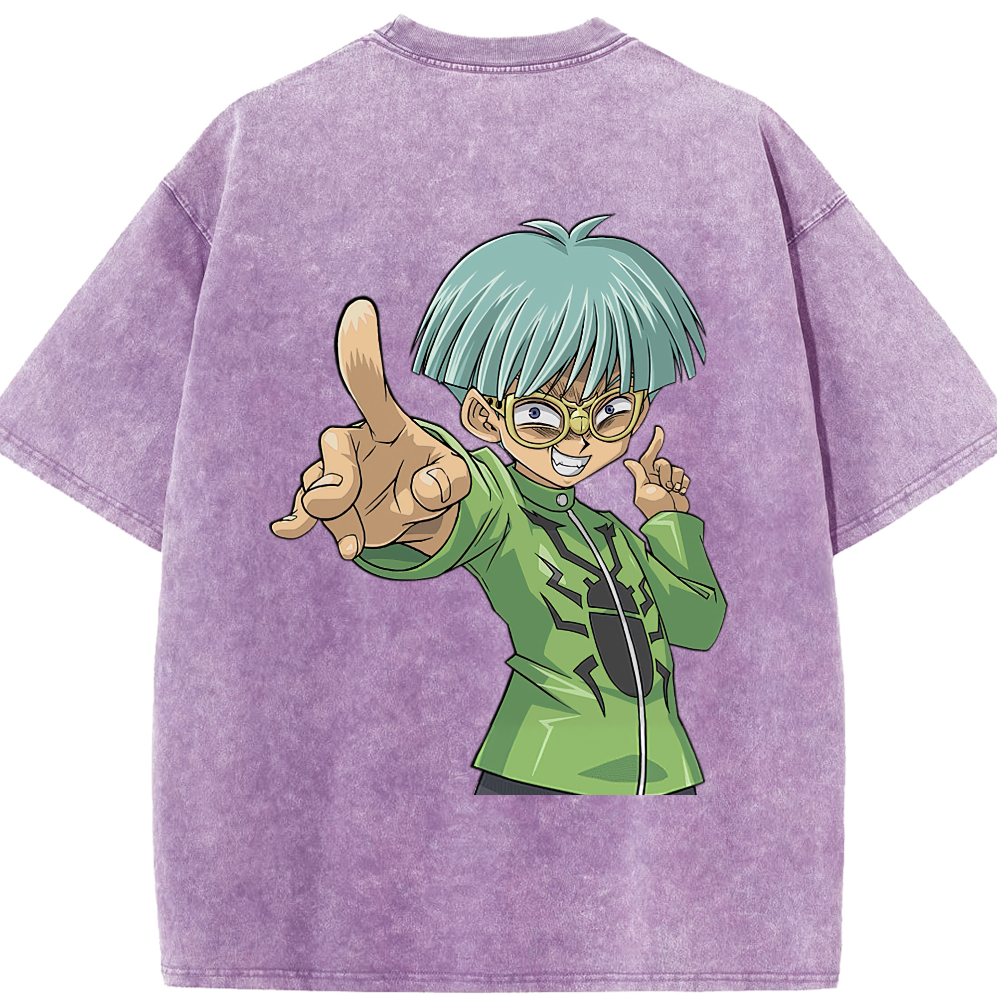 （画像用） 遊☆戯☆王 Yu-Gi-Oh! 綿100% ヴィンテージ風 半袖Tシャツ（背面プリント）