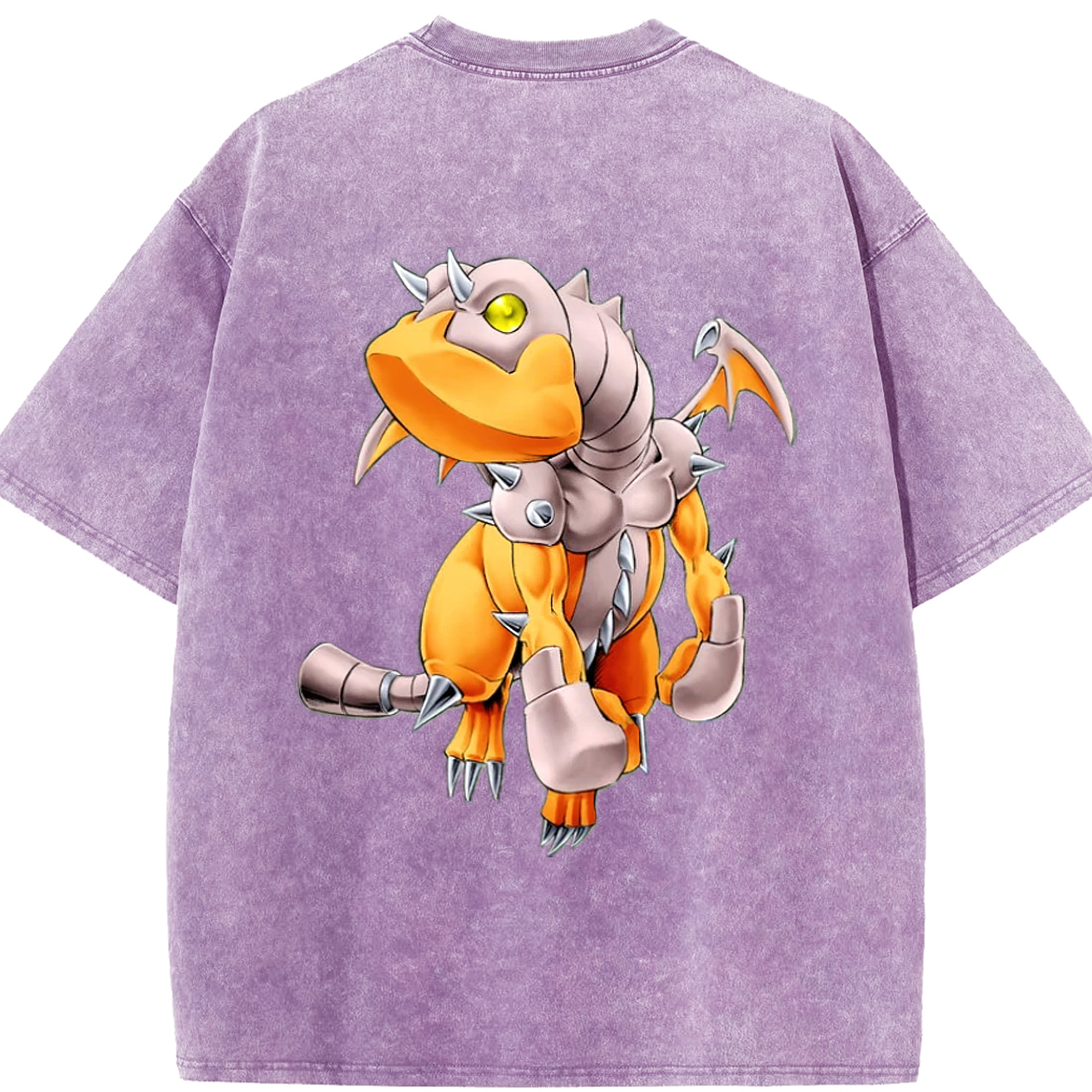 （画像用） 遊☆戯☆王 Yu-Gi-Oh! 綿100% ヴィンテージ風 半袖Tシャツ（背面プリント）