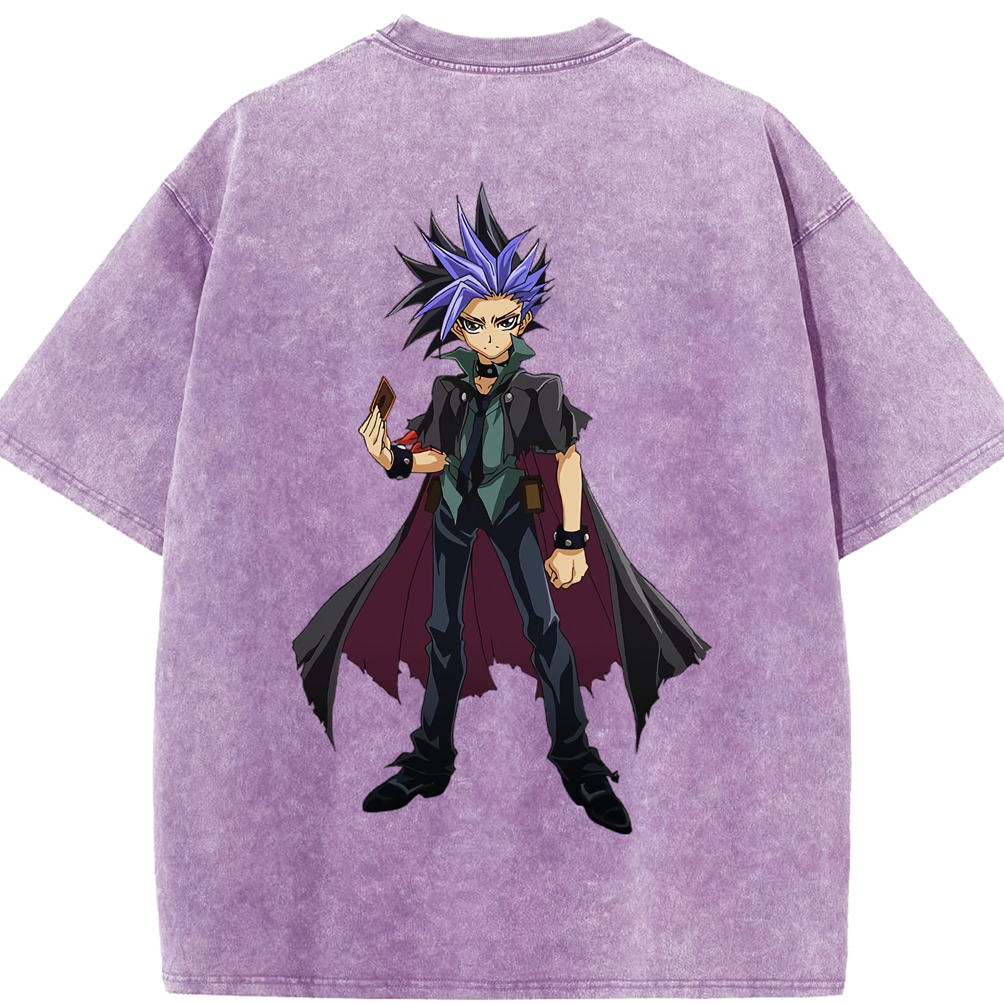 （画像用） 遊☆戯☆王 Yu-Gi-Oh! 綿100% ヴィンテージ風 半袖Tシャツ（背面プリント）