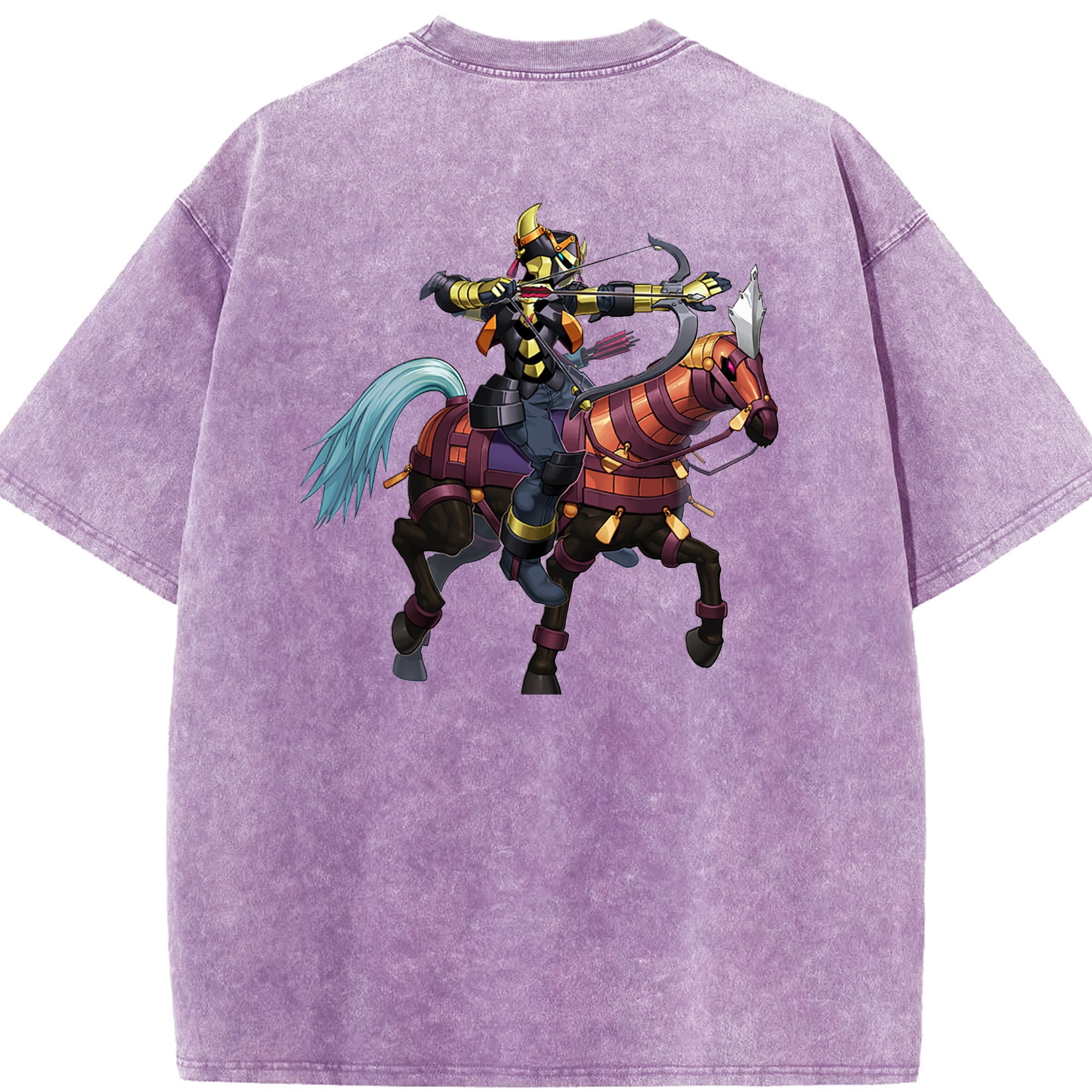 （画像用） 遊☆戯☆王 Yu-Gi-Oh! 綿100% ヴィンテージ風 半袖Tシャツ（背面プリント）