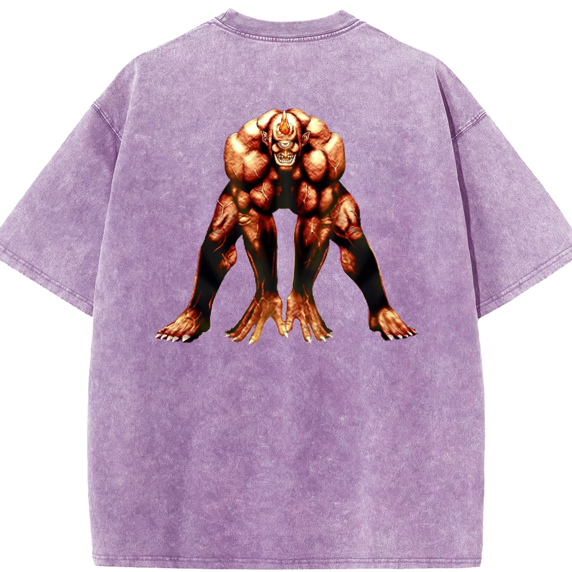 （画像用） 遊☆戯☆王 Yu-Gi-Oh! 綿100% ヴィンテージ風 半袖Tシャツ（背面プリント）