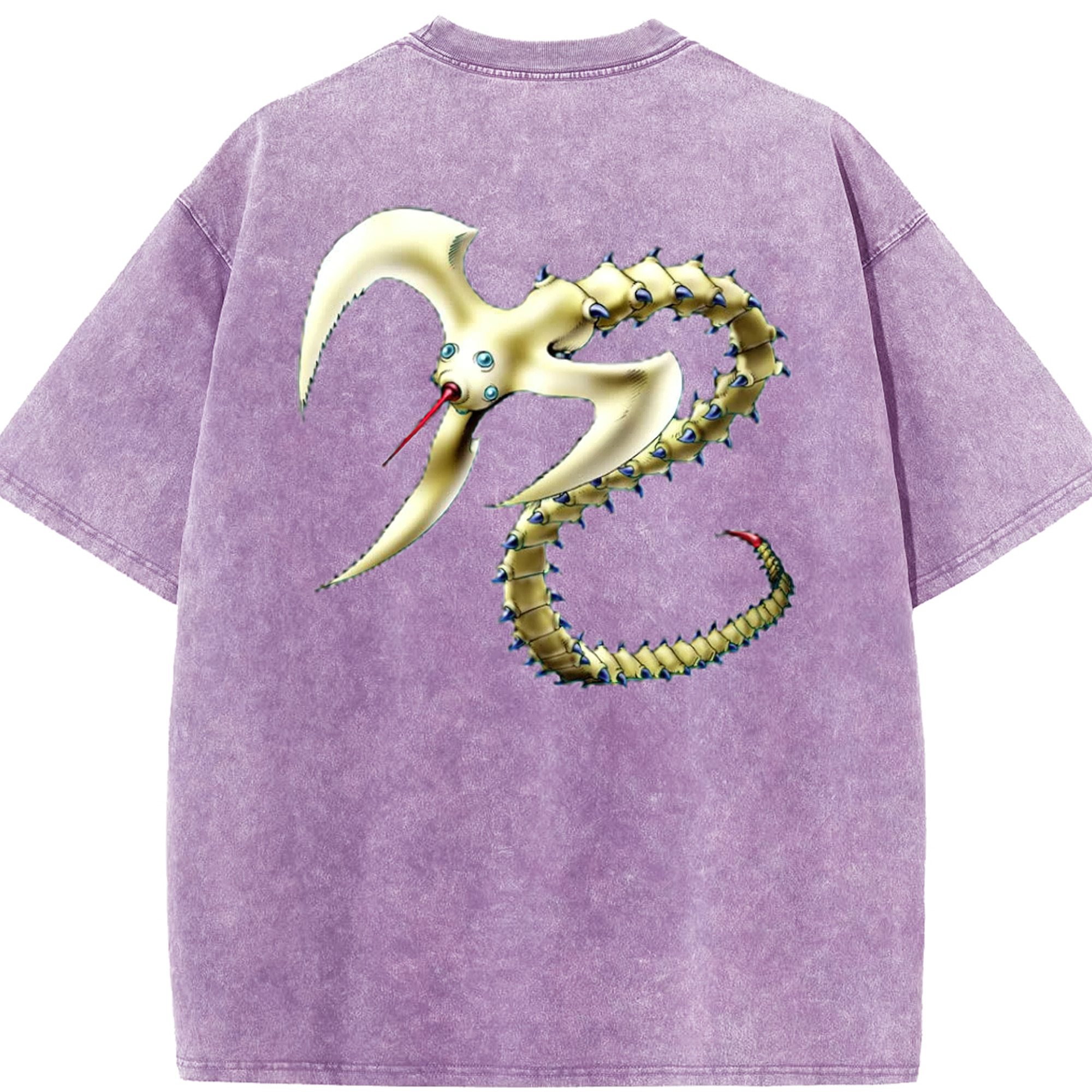 （画像用） 遊☆戯☆王 Yu-Gi-Oh! 綿100% ヴィンテージ風 半袖Tシャツ（背面プリント）