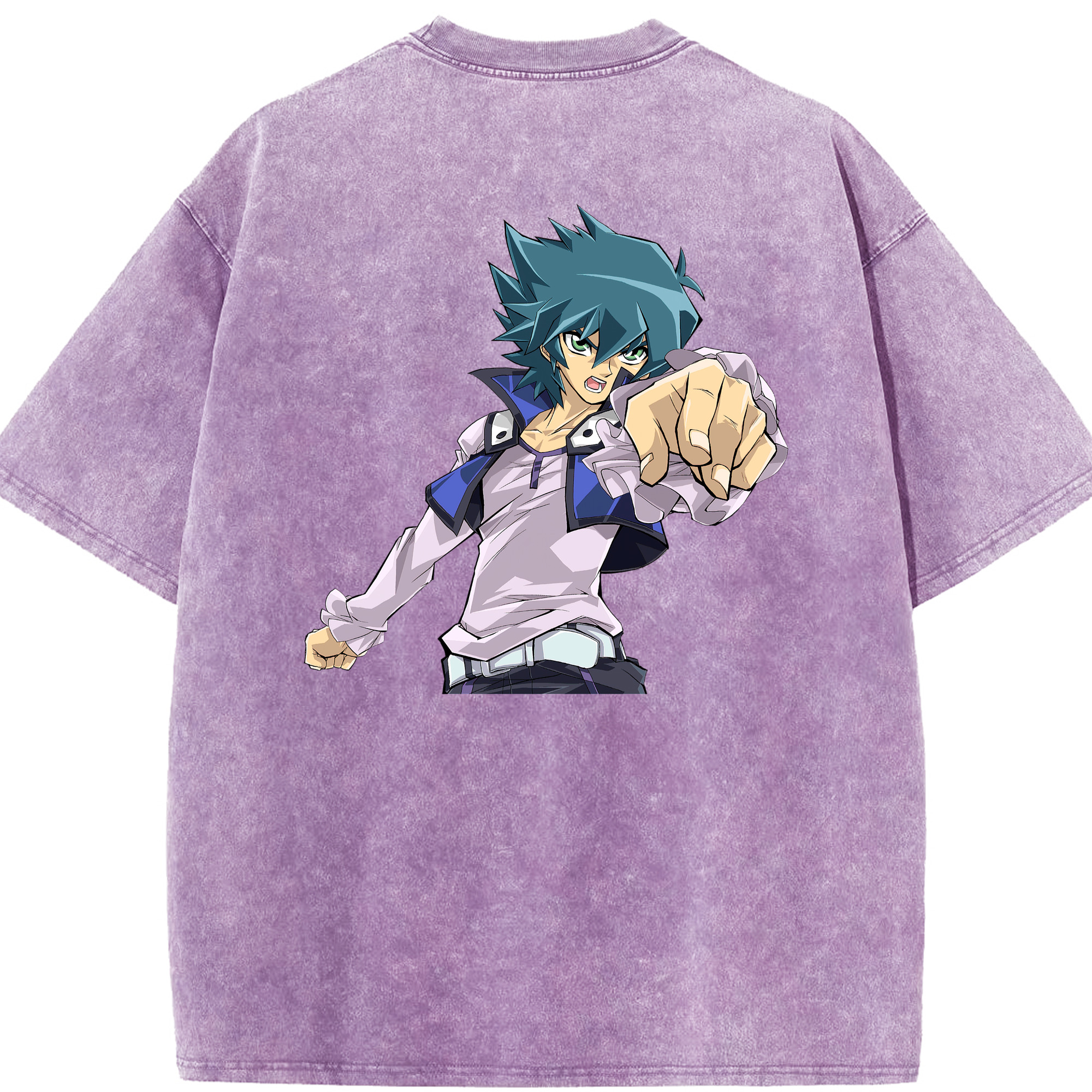 （画像用） 遊☆戯☆王 Yu-Gi-Oh! 綿100% ヴィンテージ風 半袖Tシャツ（背面プリント）
