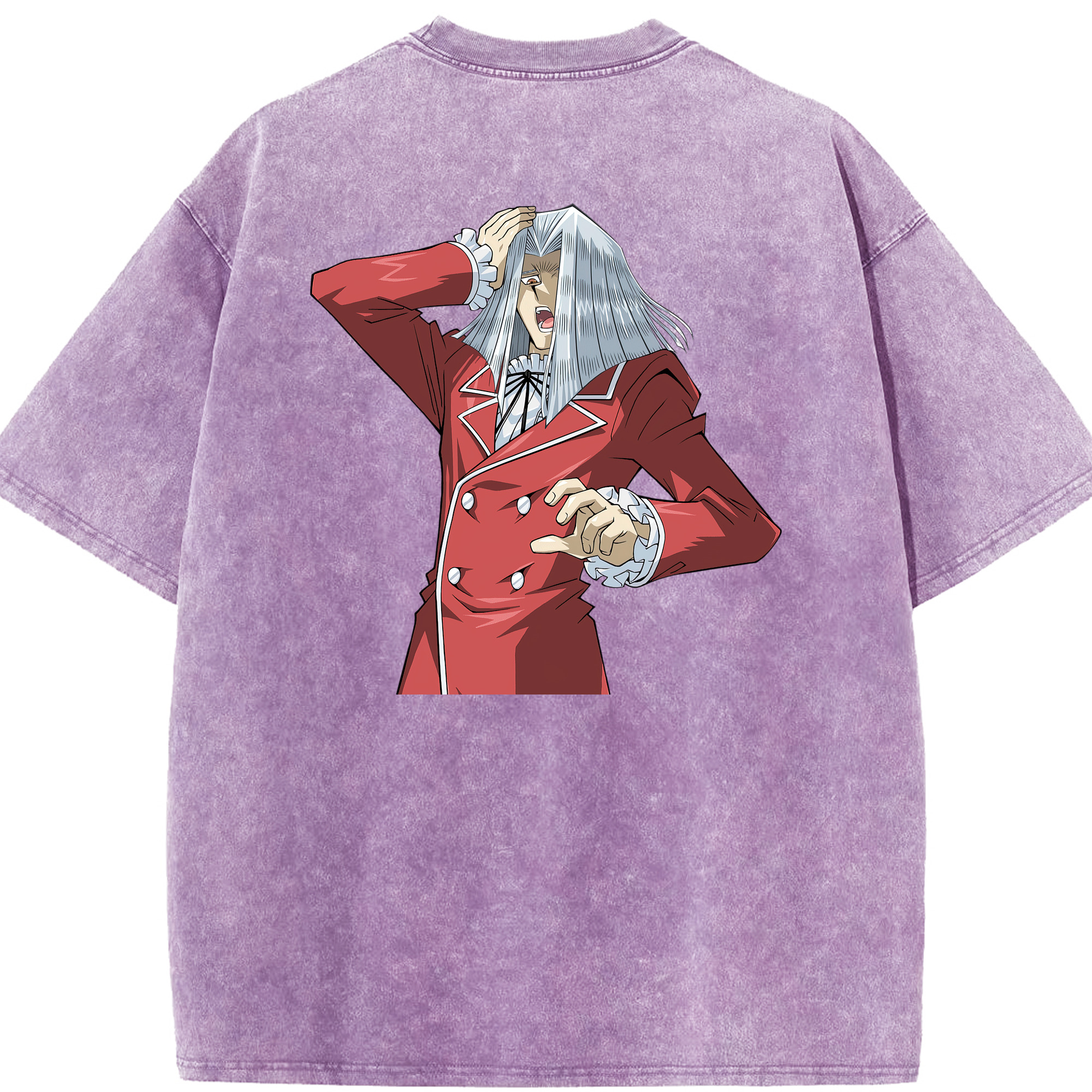 （画像用） 遊☆戯☆王 Yu-Gi-Oh! 綿100% ヴィンテージ風 半袖Tシャツ（背面プリント）