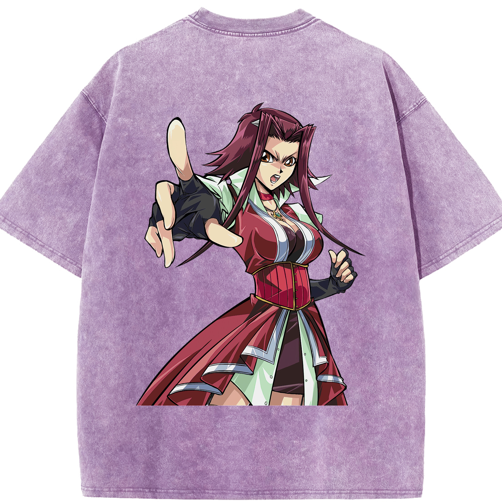 （画像用） 遊☆戯☆王 Yu-Gi-Oh! 綿100% ヴィンテージ風 半袖Tシャツ（背面プリント）