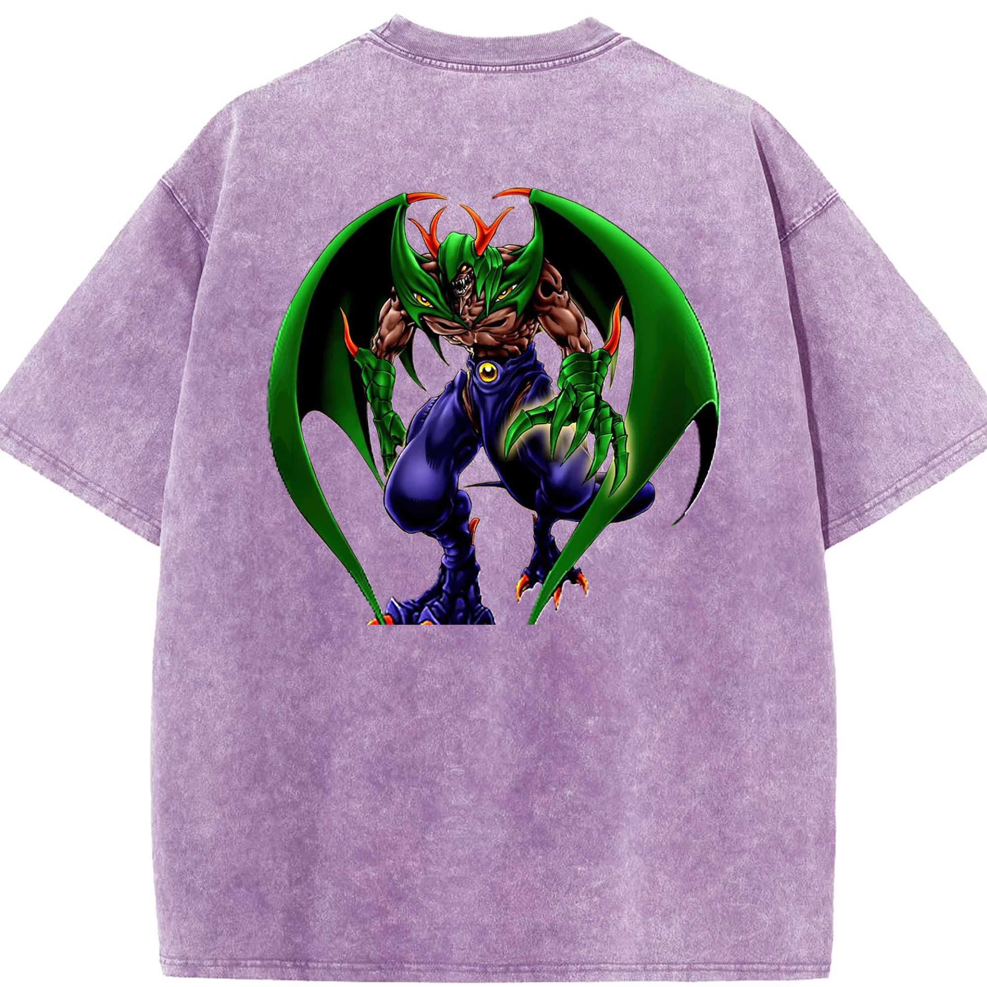 （画像用） 遊☆戯☆王 Yu-Gi-Oh! 綿100% ヴィンテージ風 半袖Tシャツ（背面プリント）
