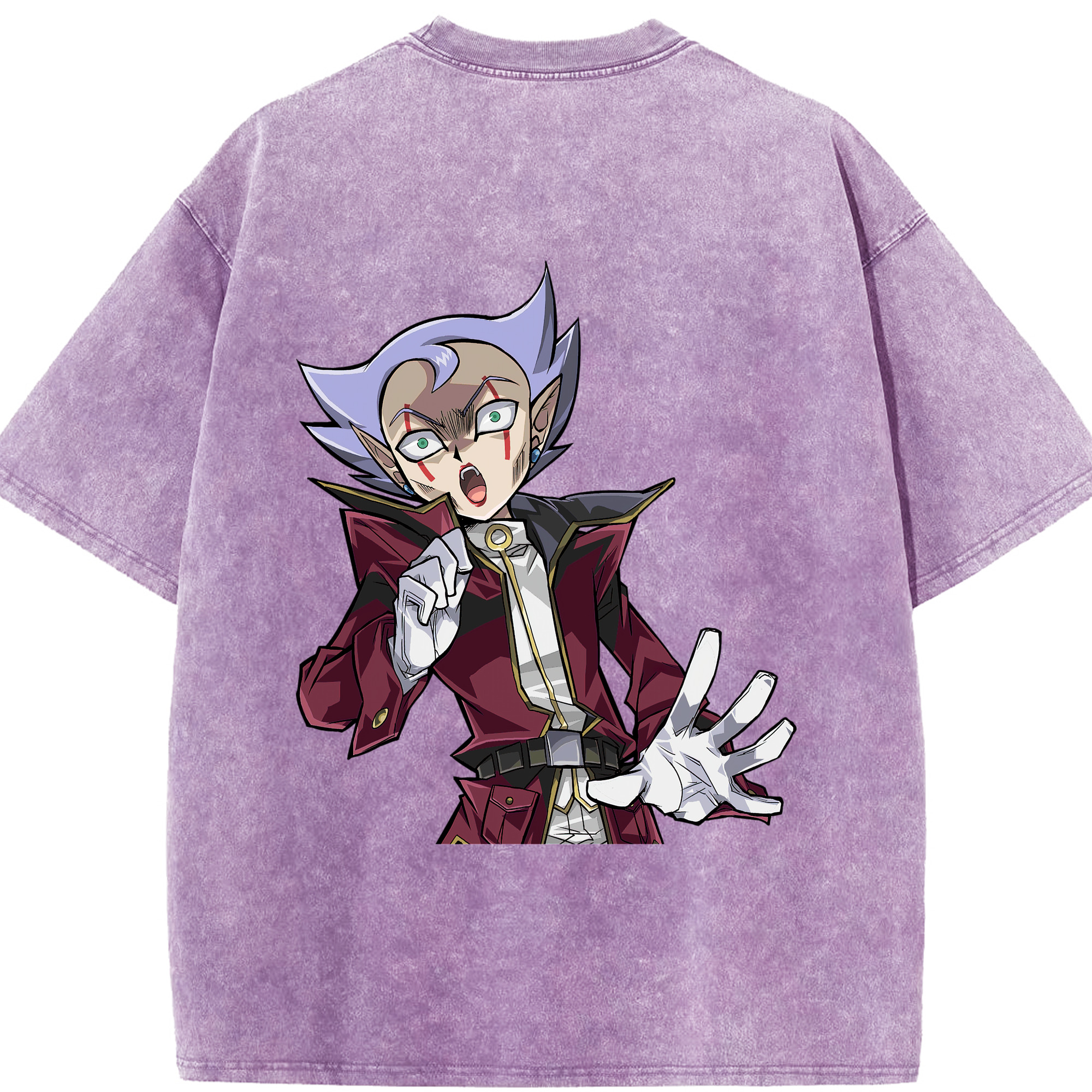 （画像用） 遊☆戯☆王 Yu-Gi-Oh! 綿100% ヴィンテージ風 半袖Tシャツ（背面プリント）