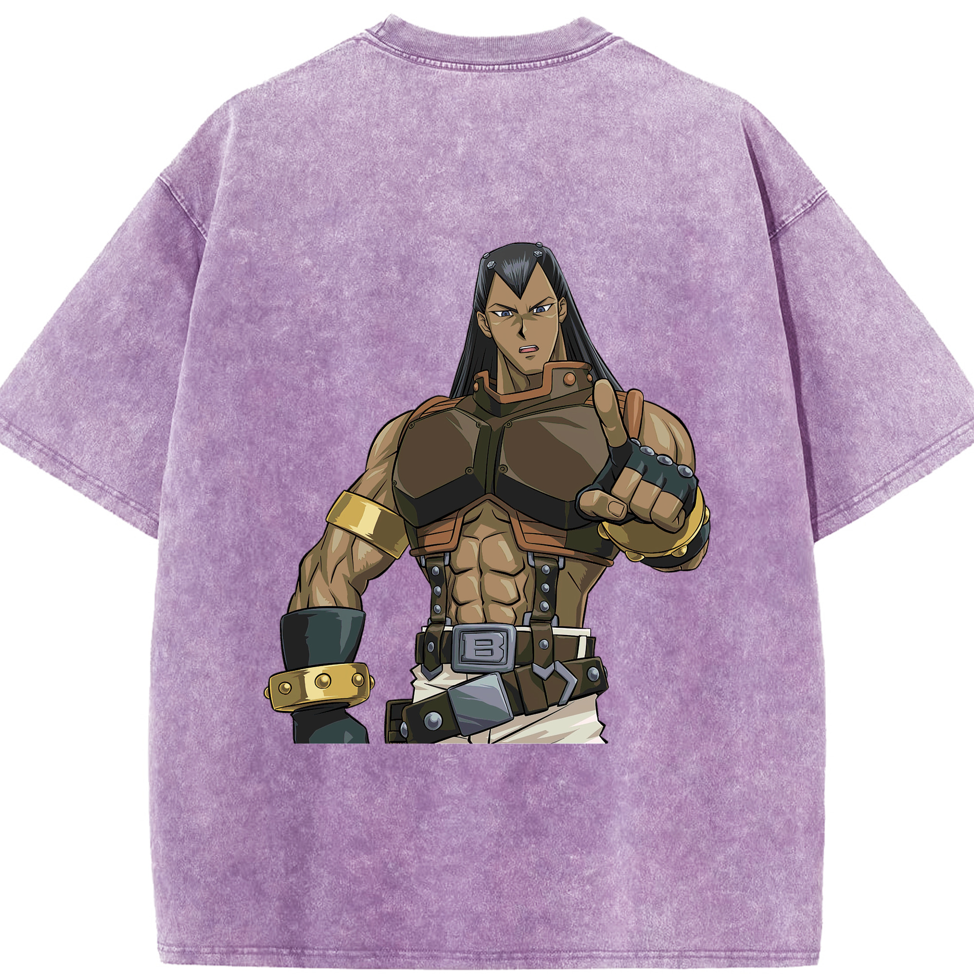 （画像用） 遊☆戯☆王 Yu-Gi-Oh! 綿100% ヴィンテージ風 半袖Tシャツ（背面プリント）