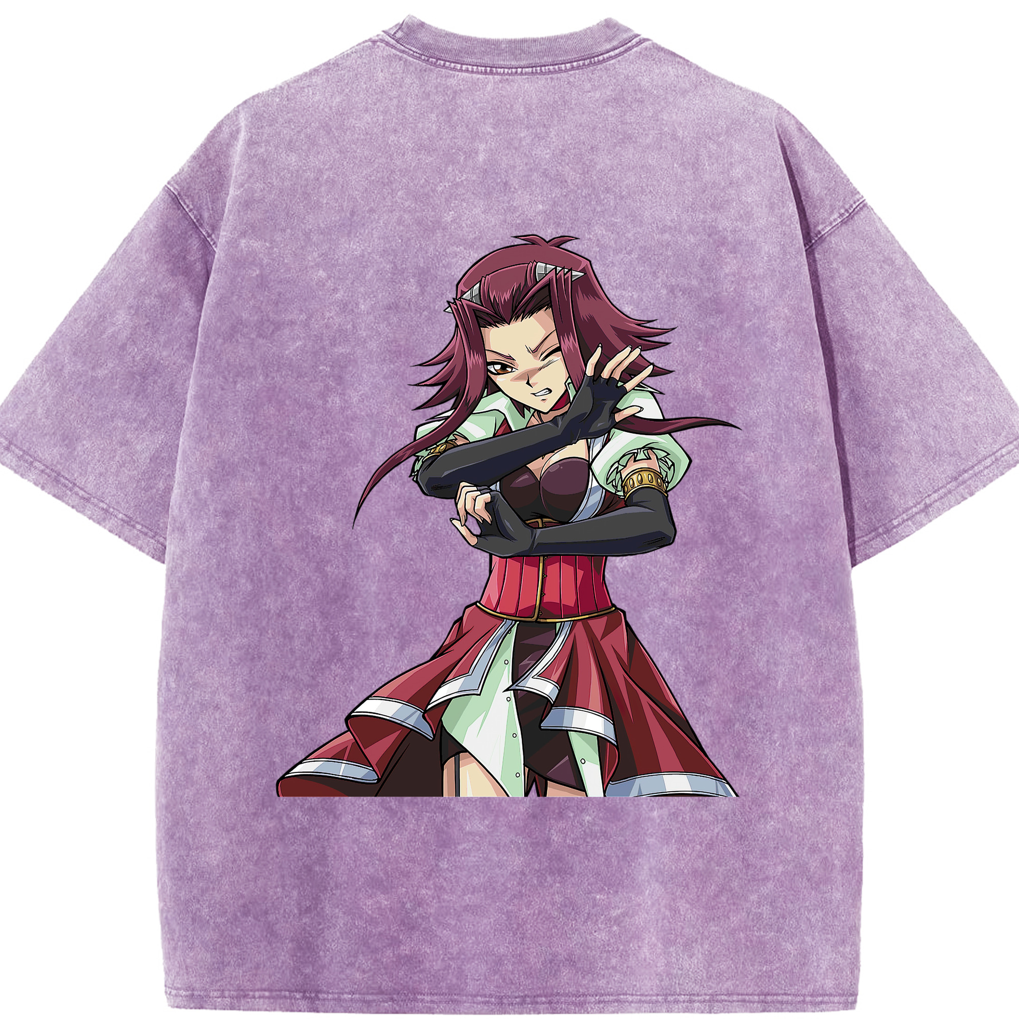 （画像用） 遊☆戯☆王 Yu-Gi-Oh! 綿100% ヴィンテージ風 半袖Tシャツ（背面プリント）
