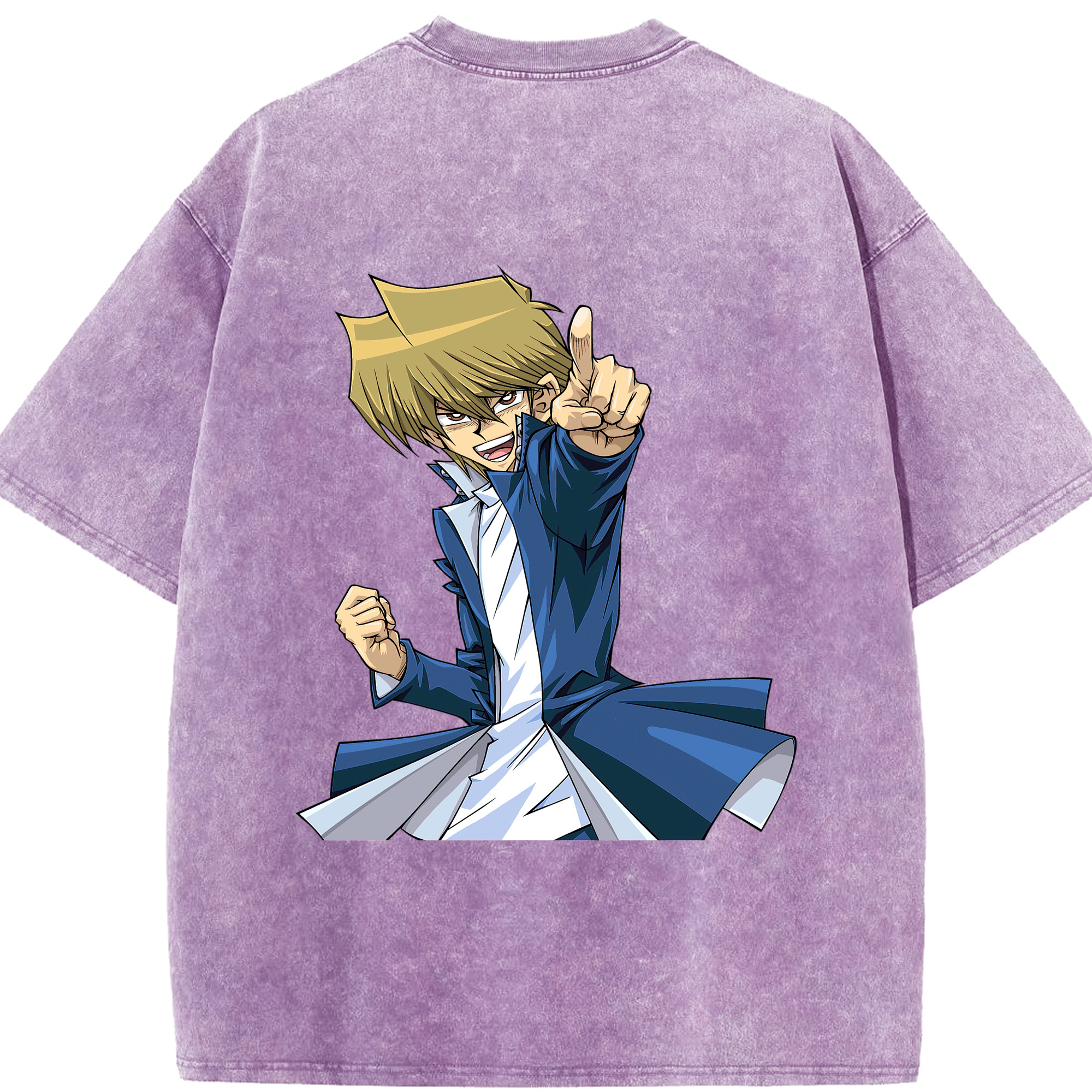 （画像用） 遊☆戯☆王 Yu-Gi-Oh! 綿100% ヴィンテージ風 半袖Tシャツ（背面プリント）