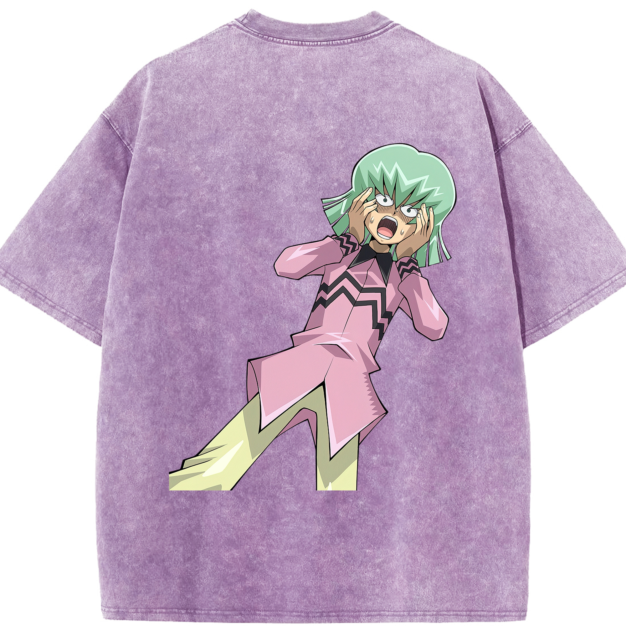 （画像用） 遊☆戯☆王 Yu-Gi-Oh! 綿100% ヴィンテージ風 半袖Tシャツ（背面プリント）